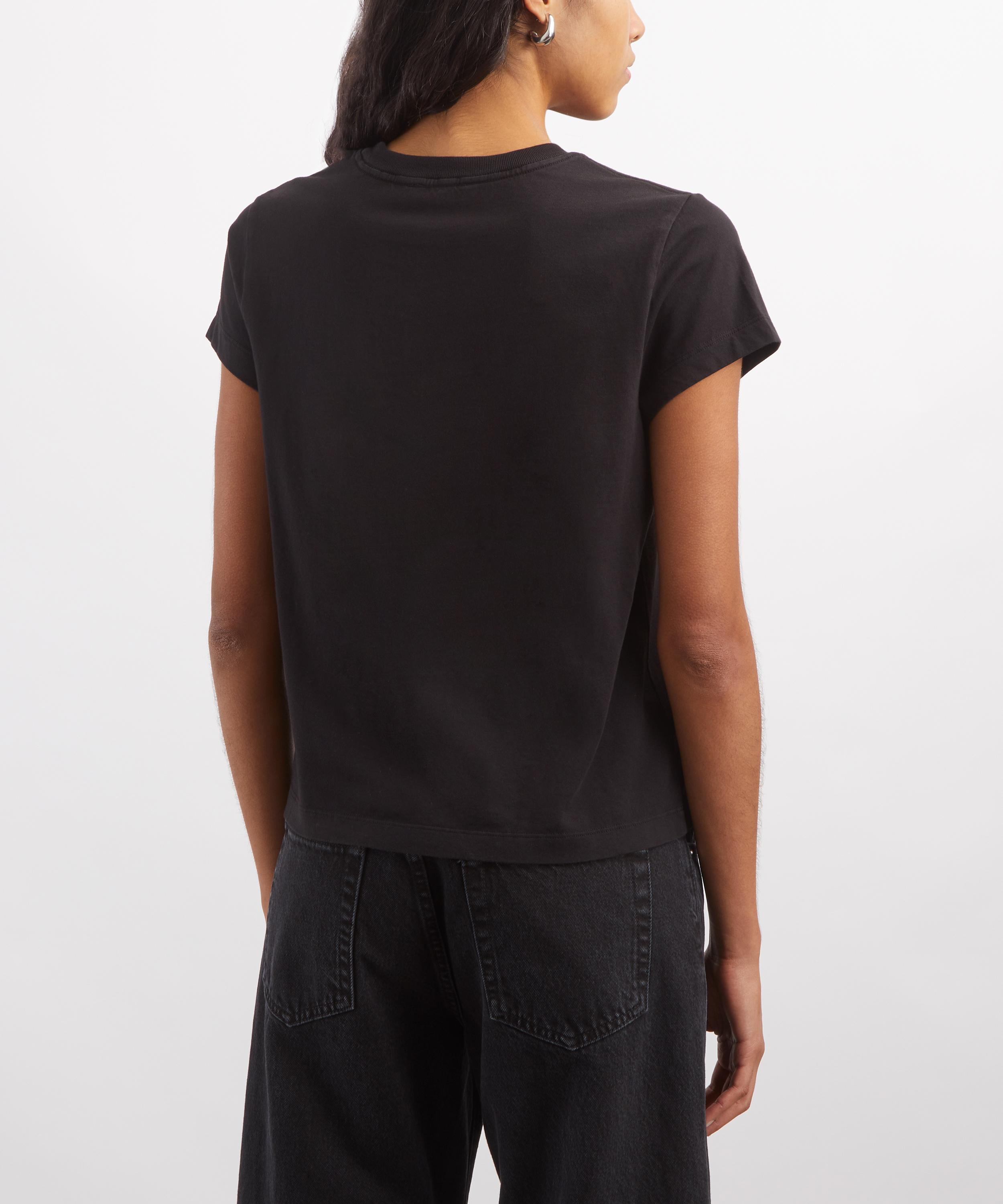 AGOLDE - Black Long Line Adine T-Shirt image number 3