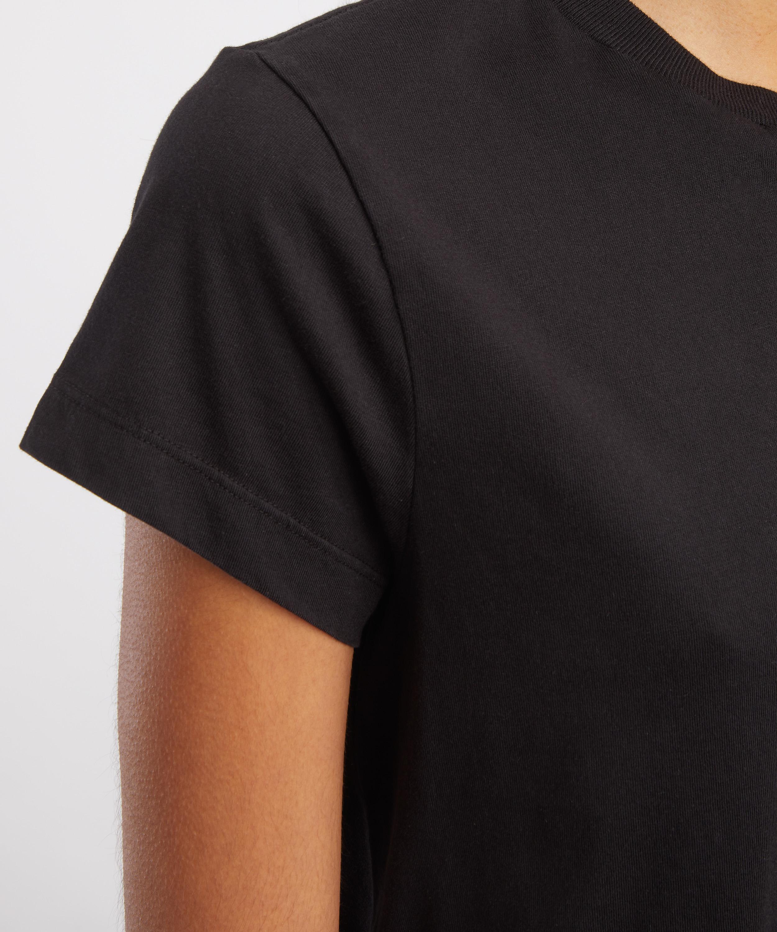 AGOLDE - Black Long Line Adine T-Shirt image number 4