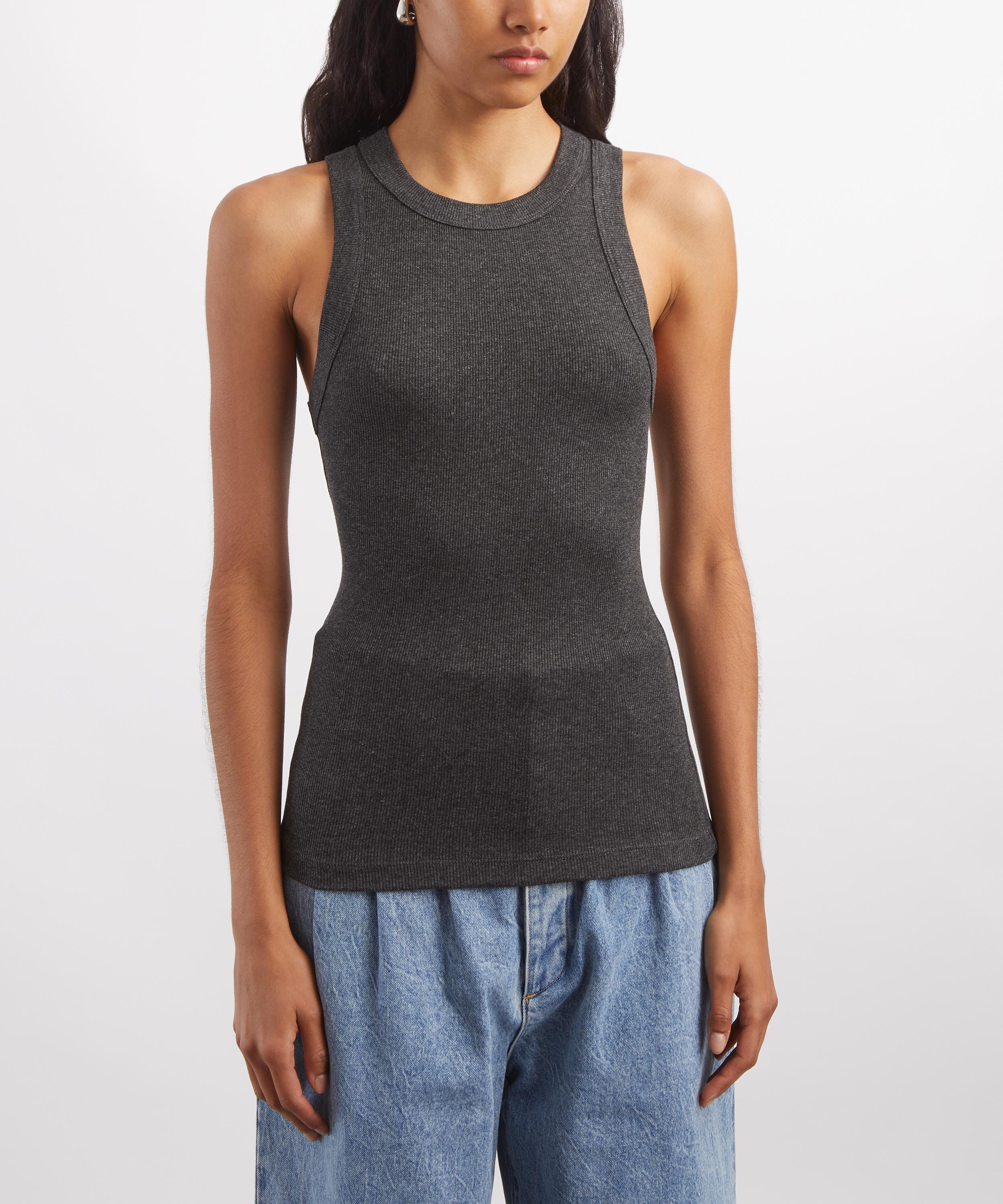 AGOLDE - Leigh Charcoal Heather Tank Top image number 2