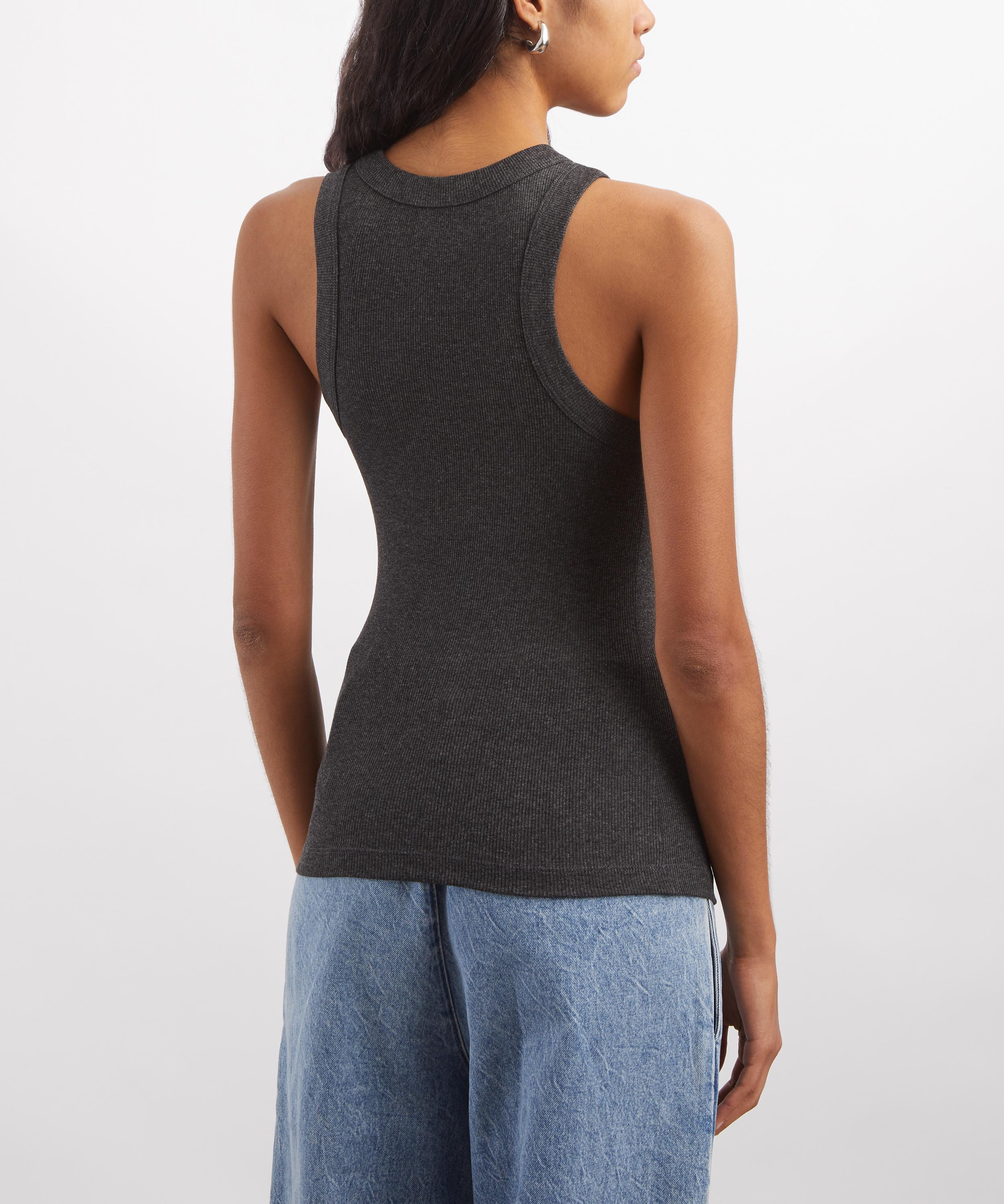 AGOLDE - Leigh Charcoal Heather Tank Top image number 3