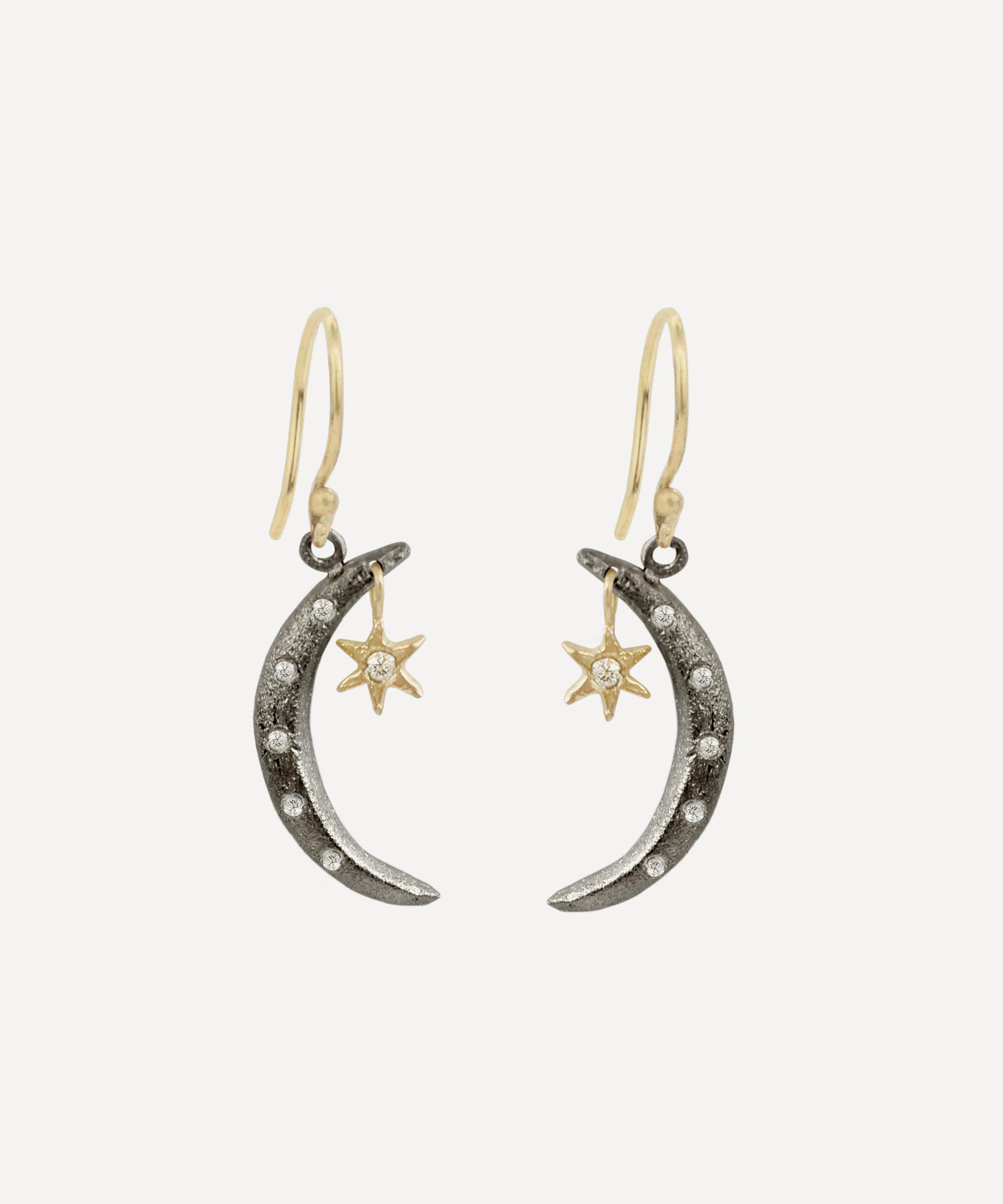 Acanthus - Mixed Metal Moonlight Drop Earrings