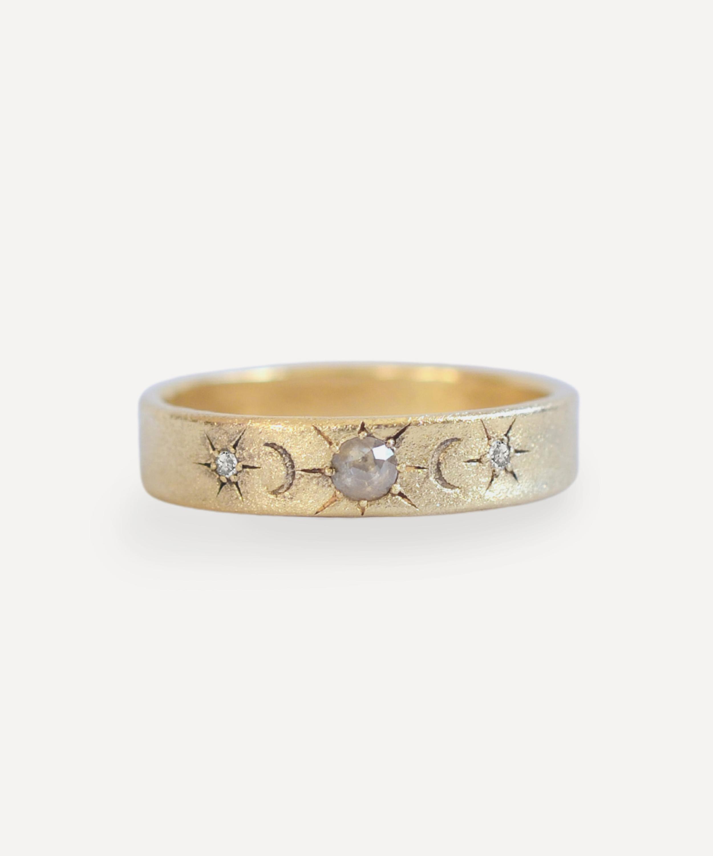 Acanthus - 14ct Gold Luna Ring