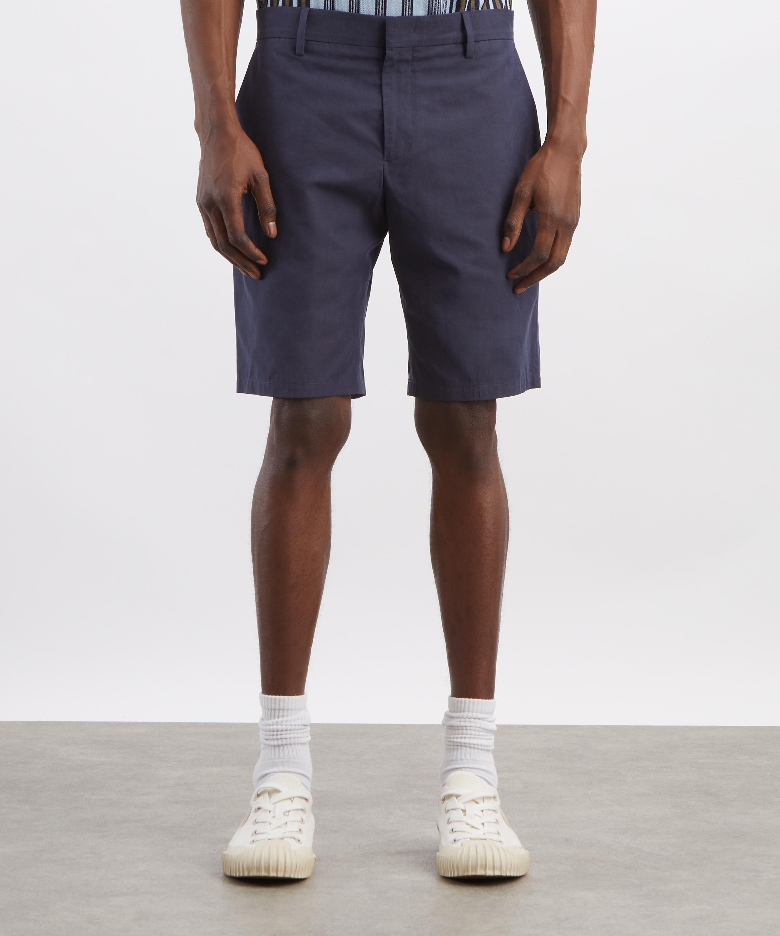 Paul Smith - Navy Cotton Shorts image number 2