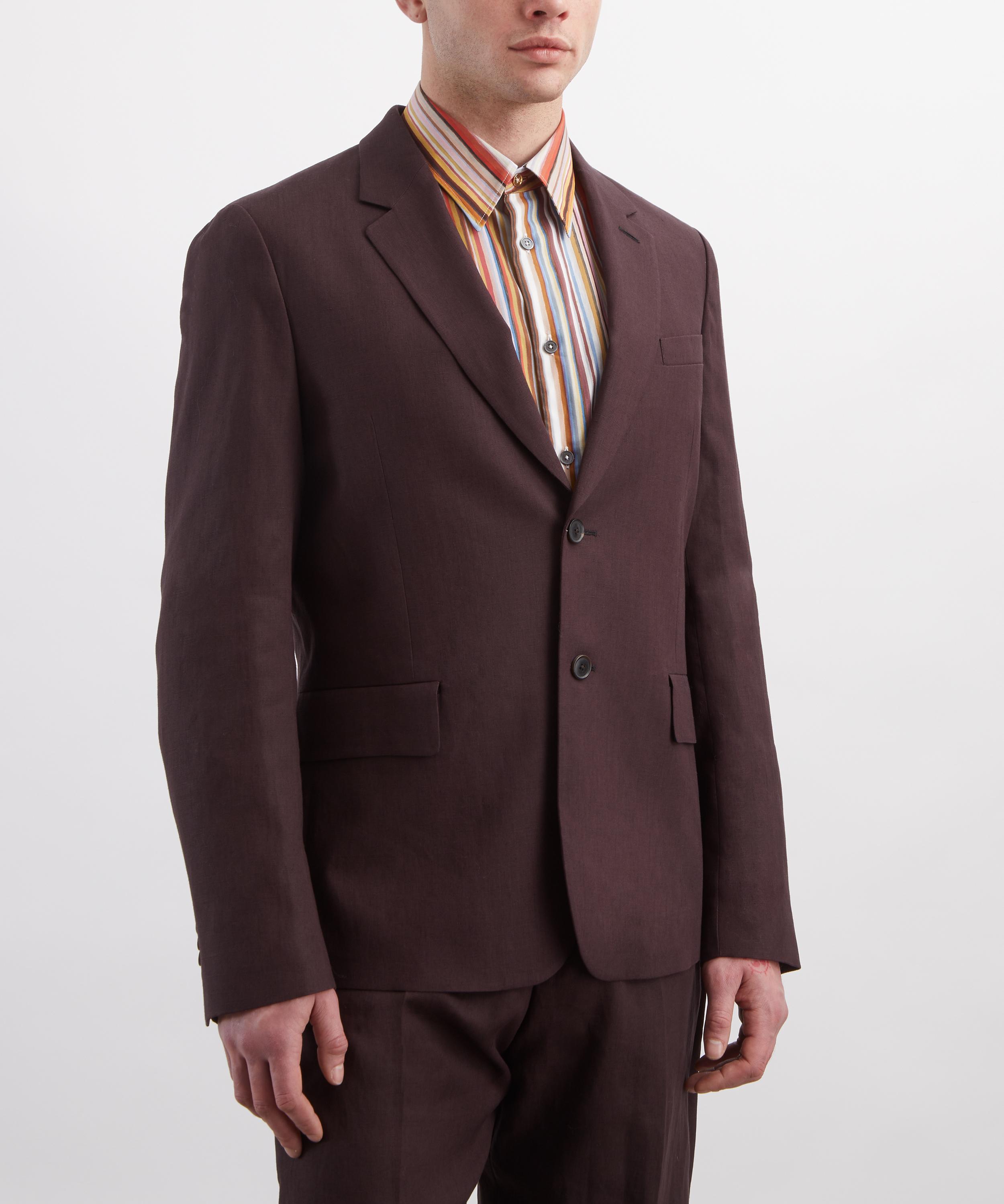 Paul Smith - Burgundy Wool Unlined Blazer image number 2