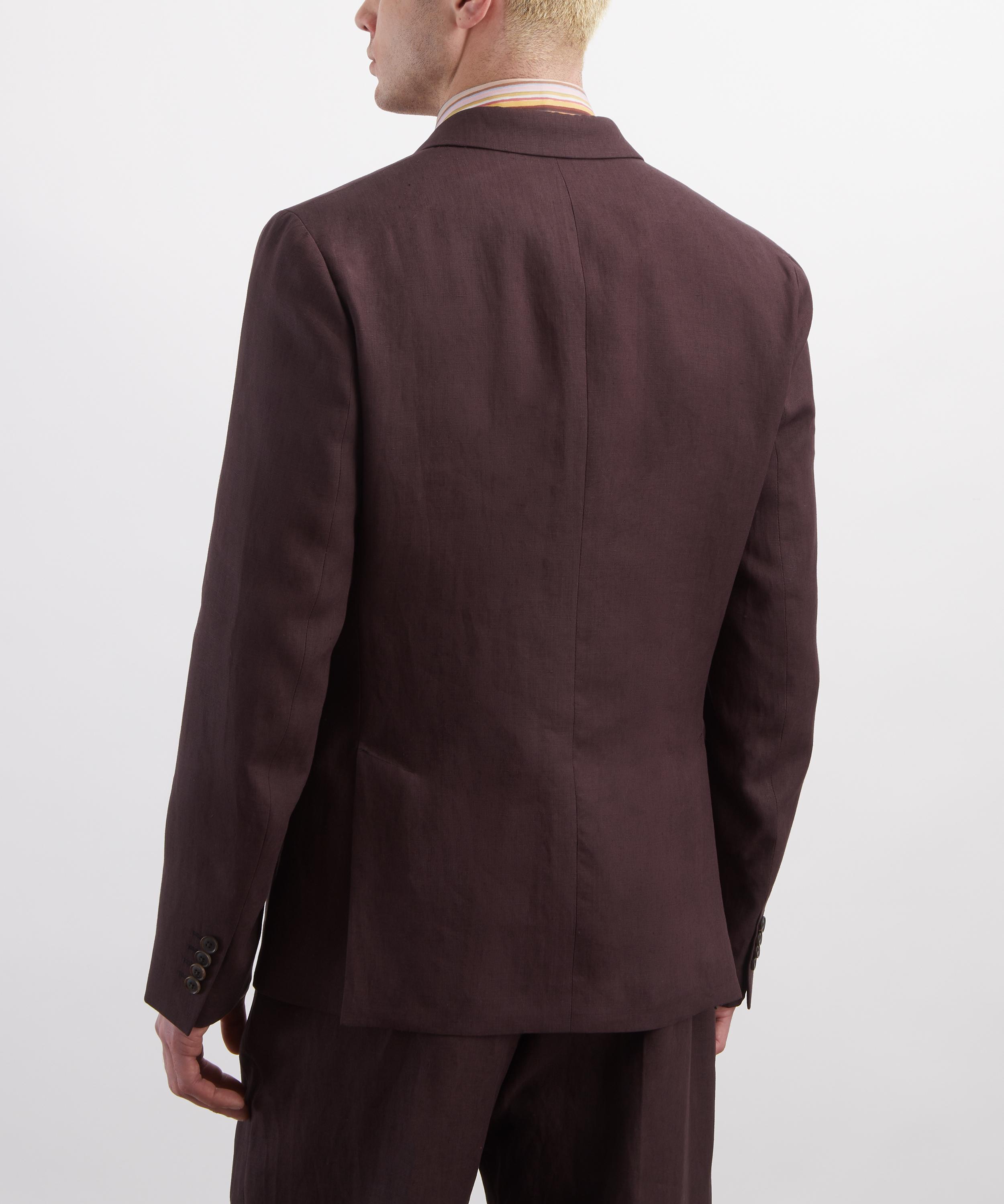 Paul Smith - Burgundy Wool Unlined Blazer image number 3