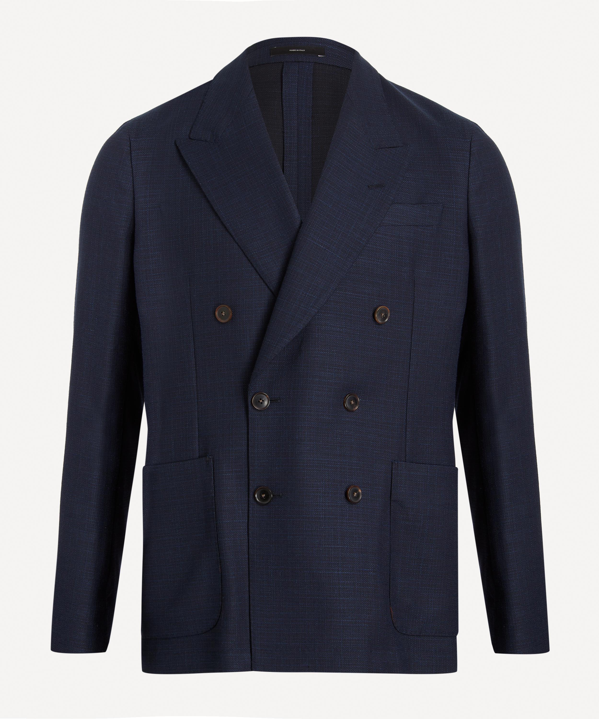 Paul Smith - Navy Double-Breasted Blazer
