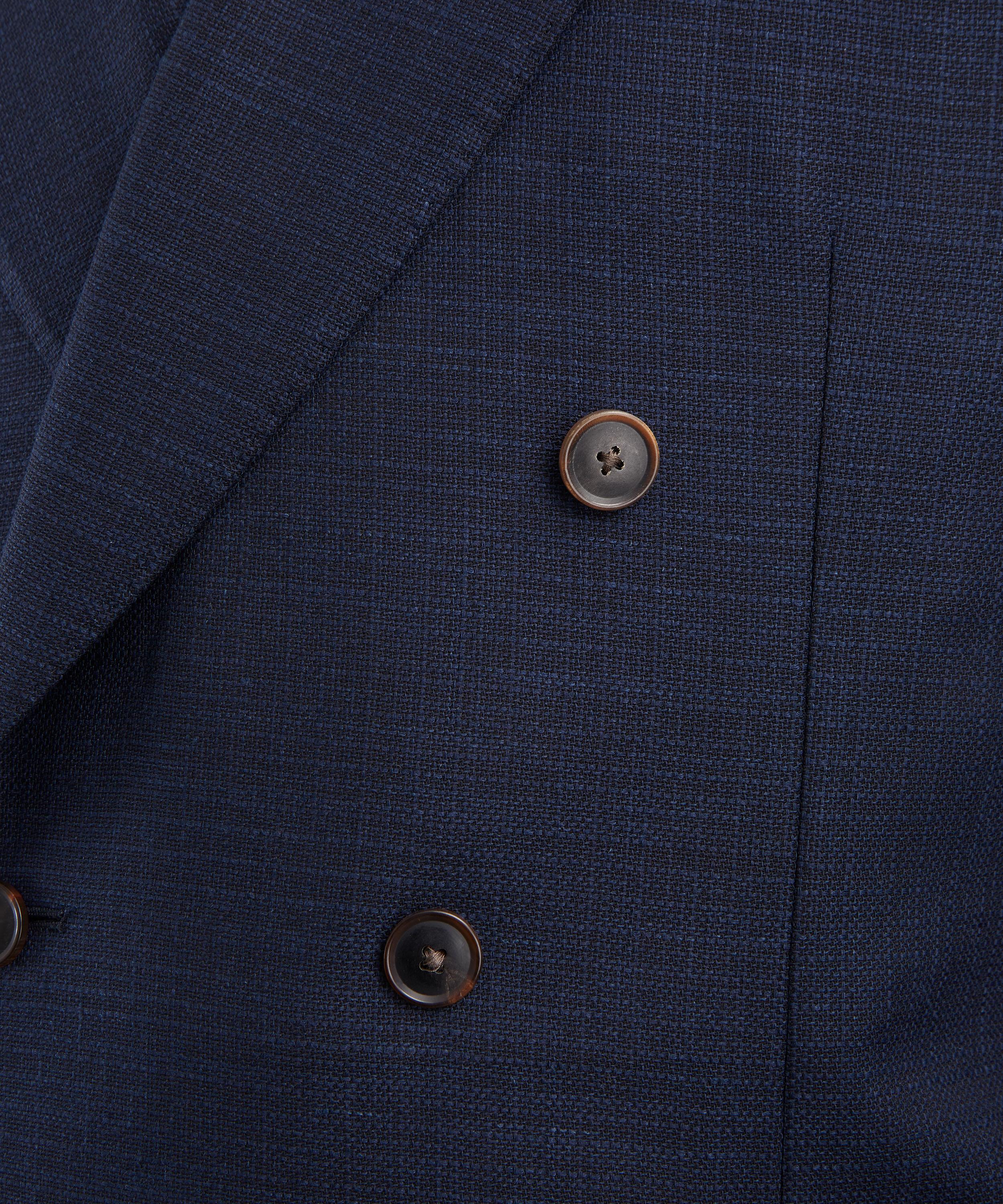 Paul Smith - Navy Double-Breasted Blazer image number 4