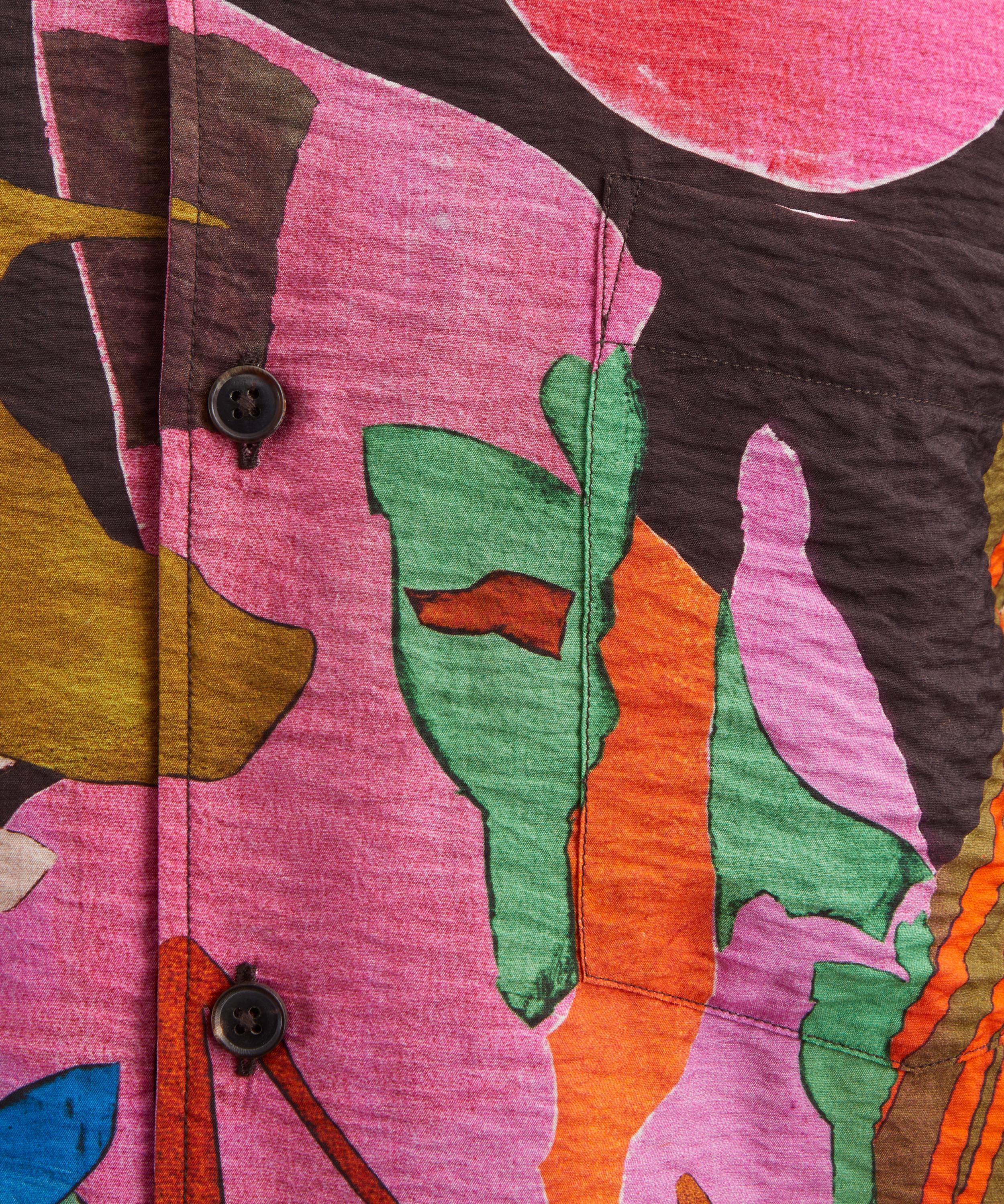 人気商品 Paul Smith ROSE COLLAGE PRINT SHIRT Paul Smith River Collage Short-Sleeve Shirt | Liberty
