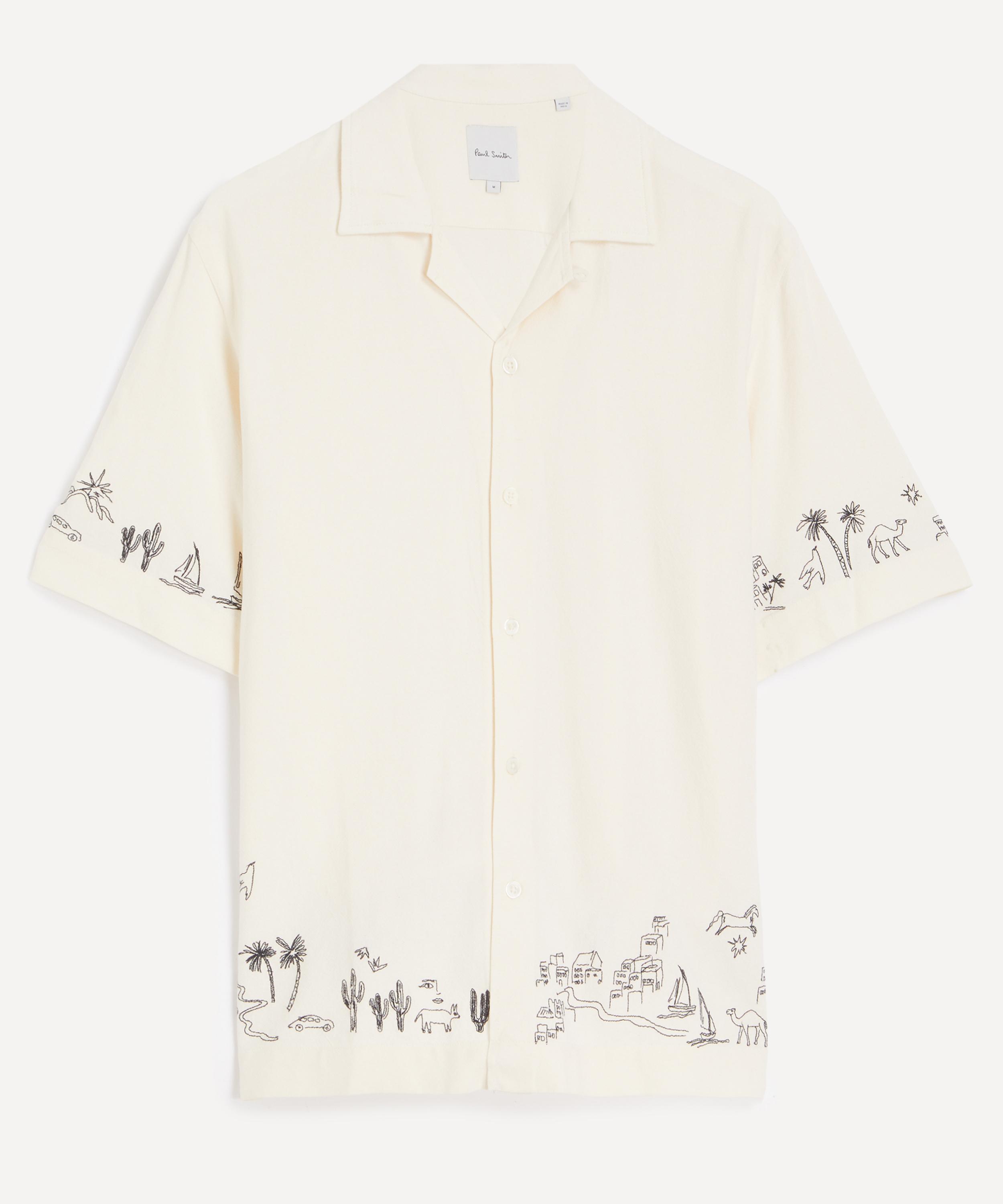 Paul Smith - Embroidered Short-Sleeve Shirt