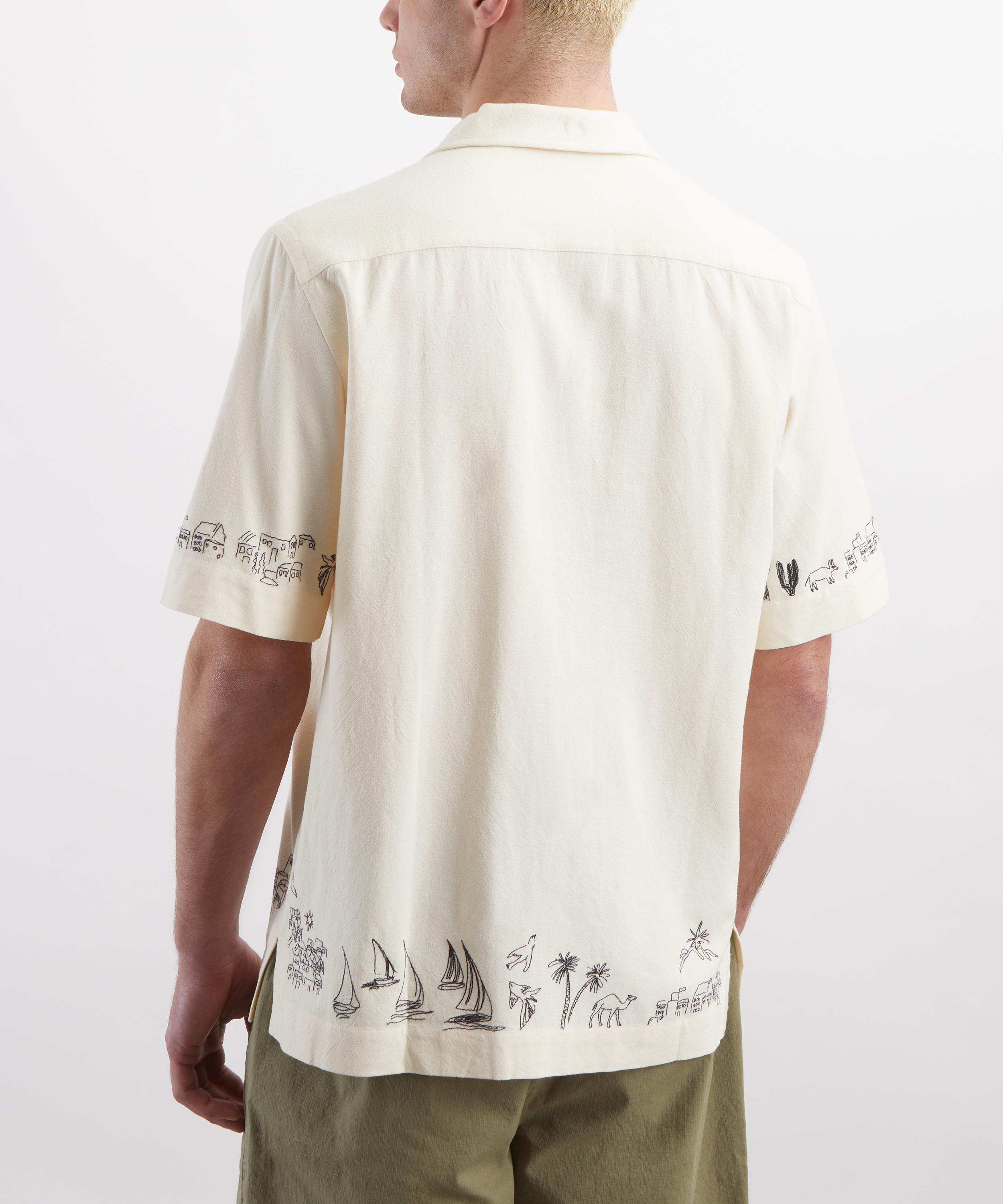 Paul Smith - Embroidered Short-Sleeve Shirt image number 3