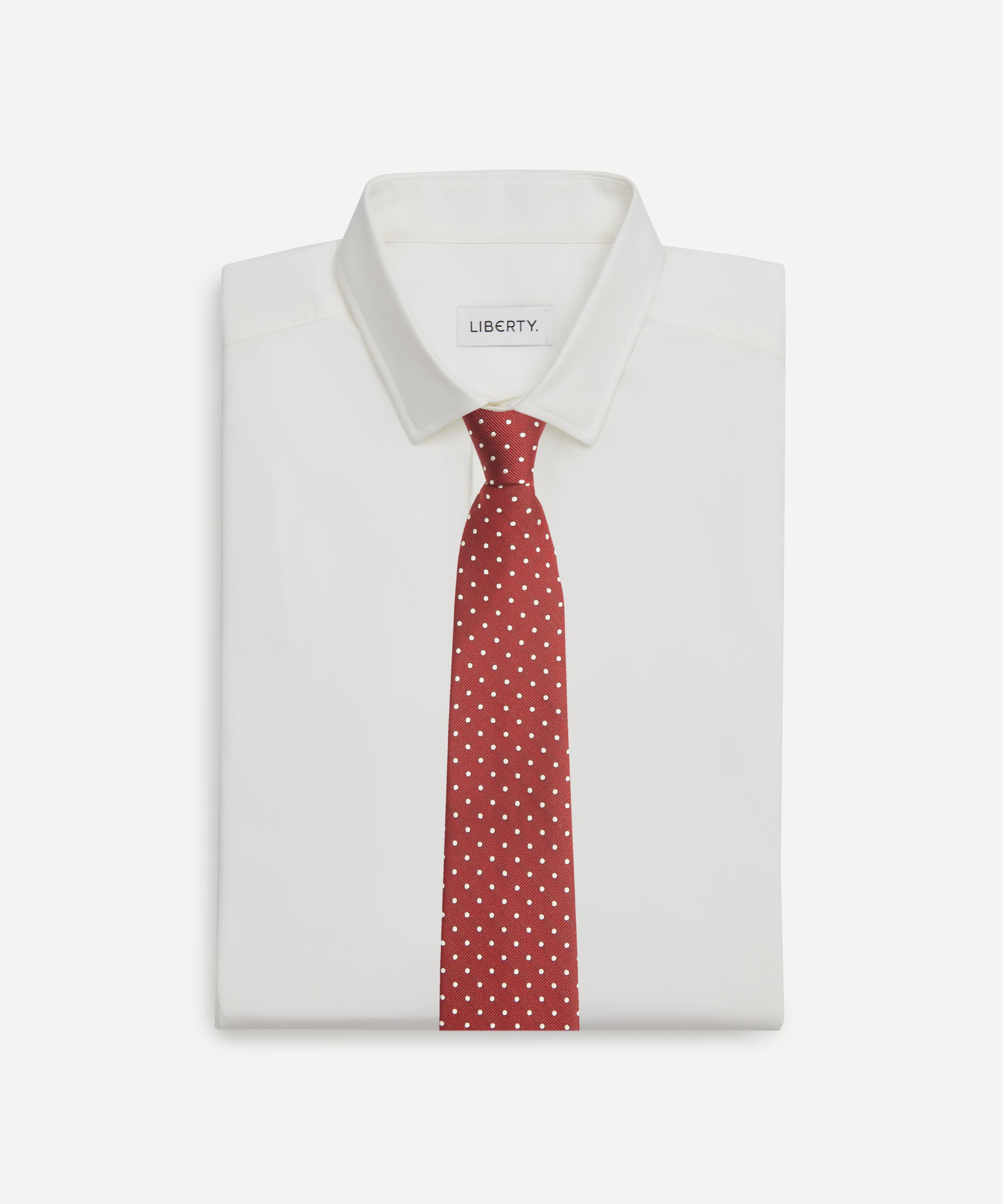 Paul Smith - Red Polka Tie image number 1