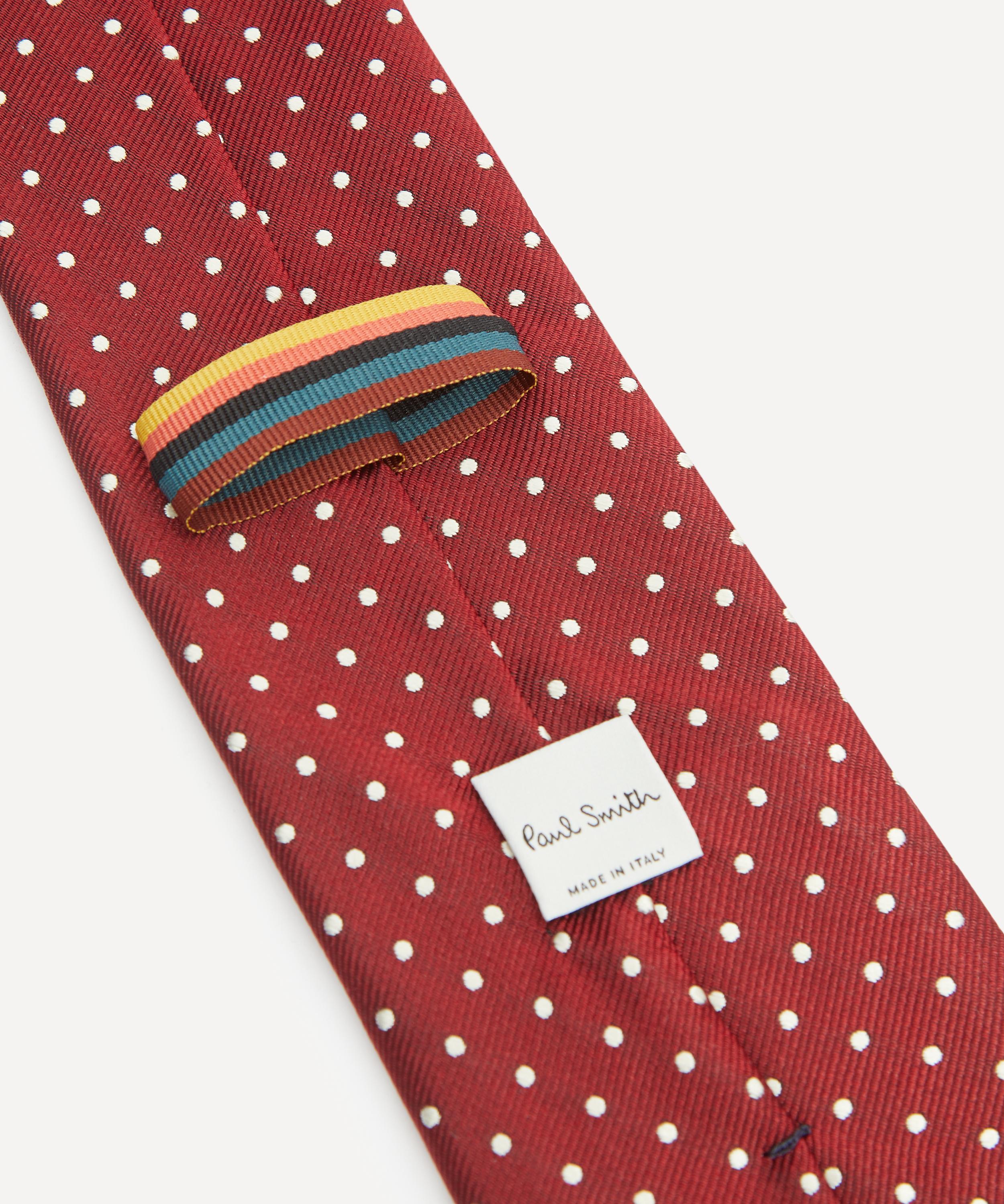 Paul Smith - Red Polka Tie image number 2