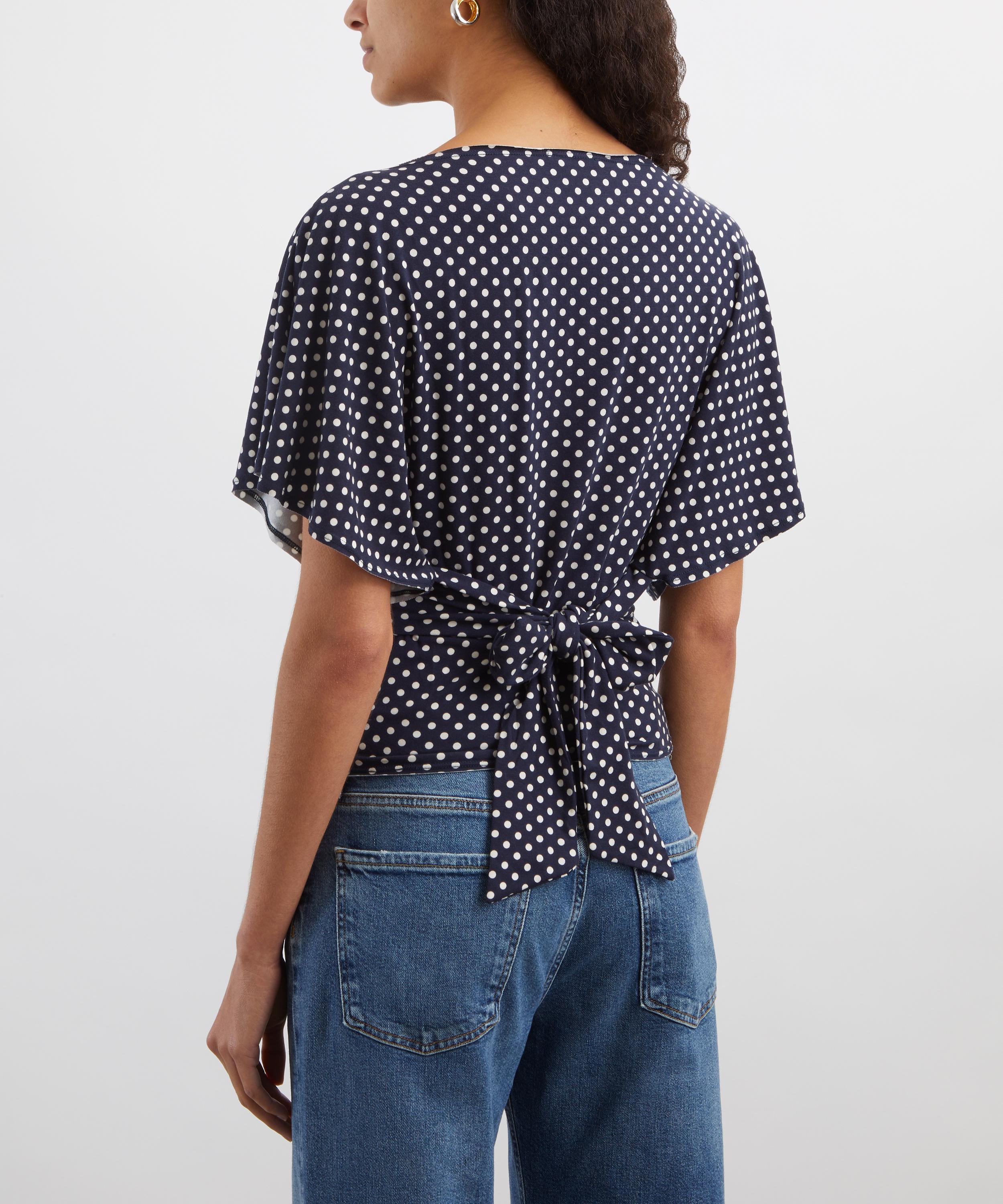Reformation - Avery Dream Dot Knit Top image number 3