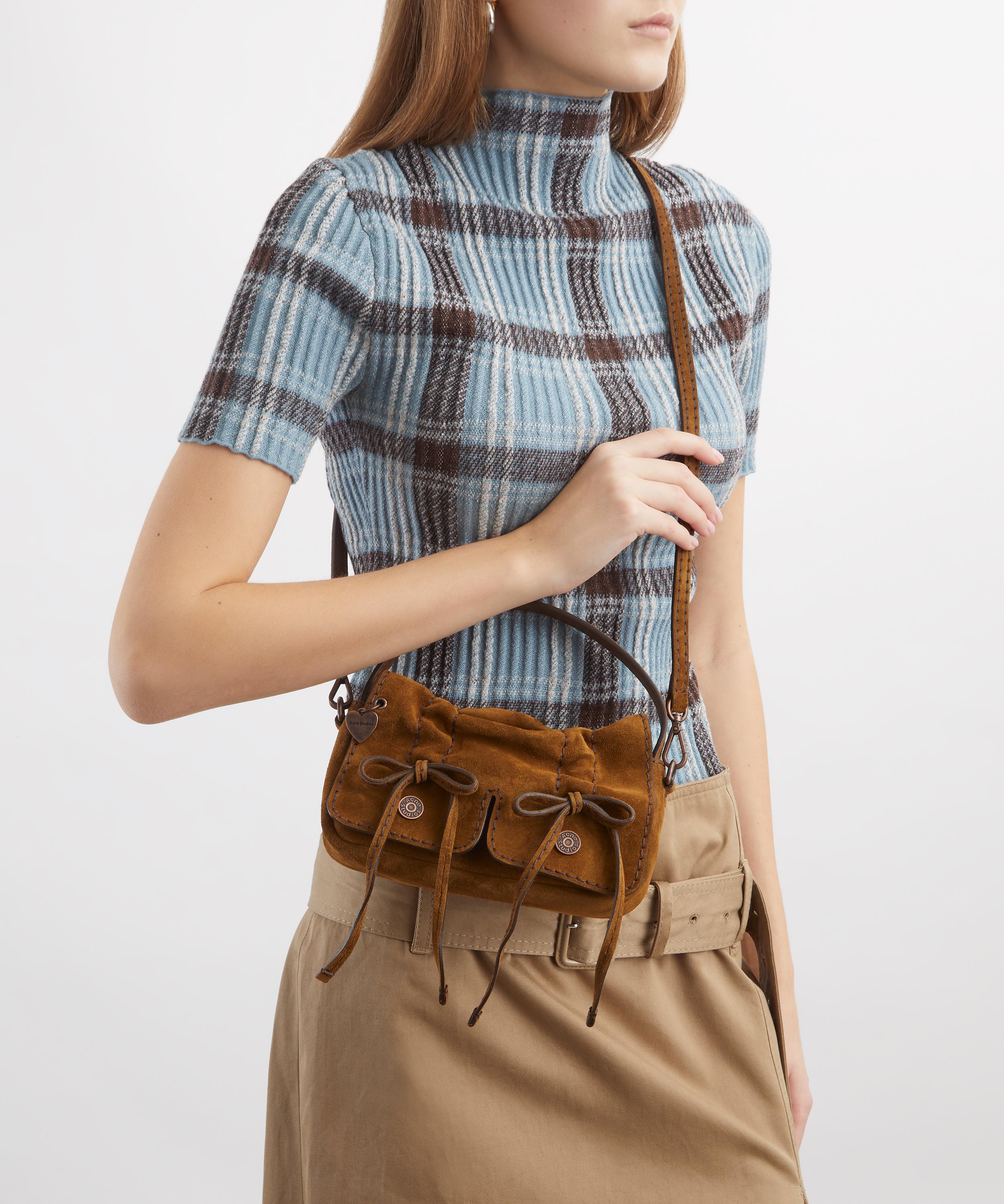 Acne Studios - Multi-Pocket Suede Micro Bag image number 1