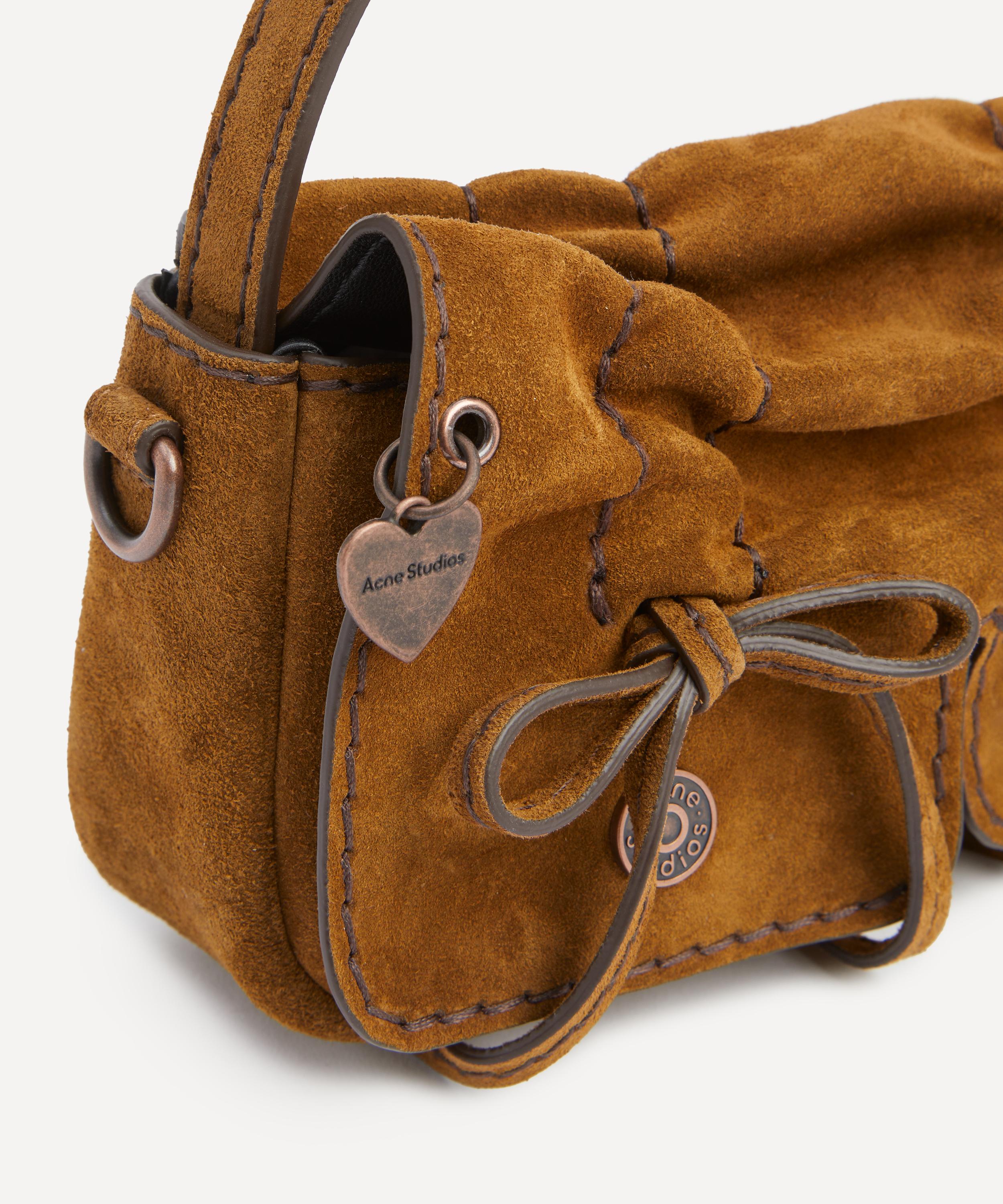 Acne Studios - Multi-Pocket Suede Micro Bag image number 4
