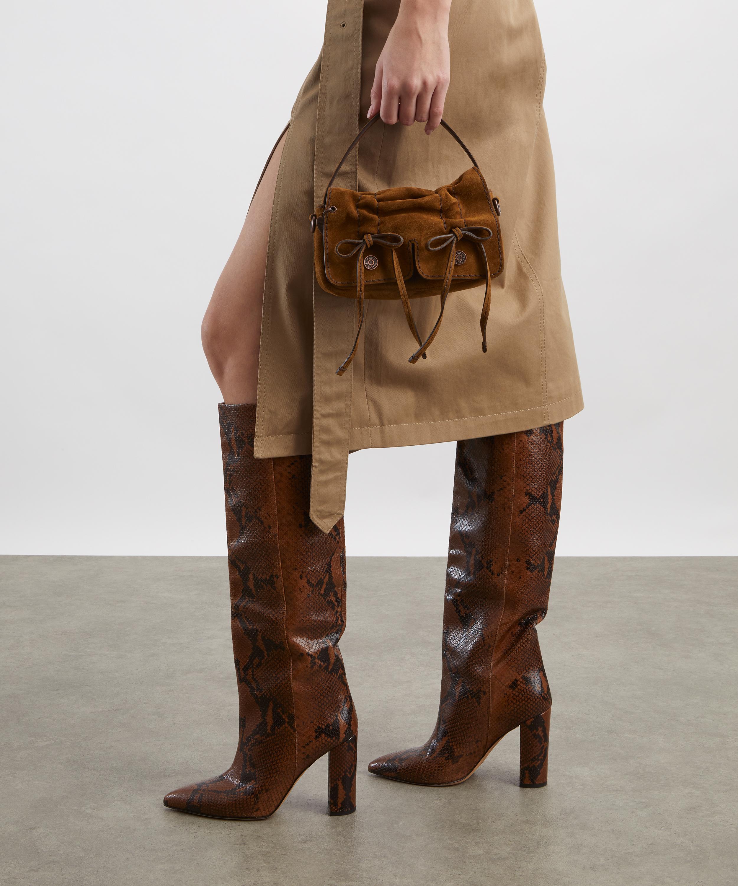 Acne Studios - Multi-Pocket Suede Micro Bag image number 6