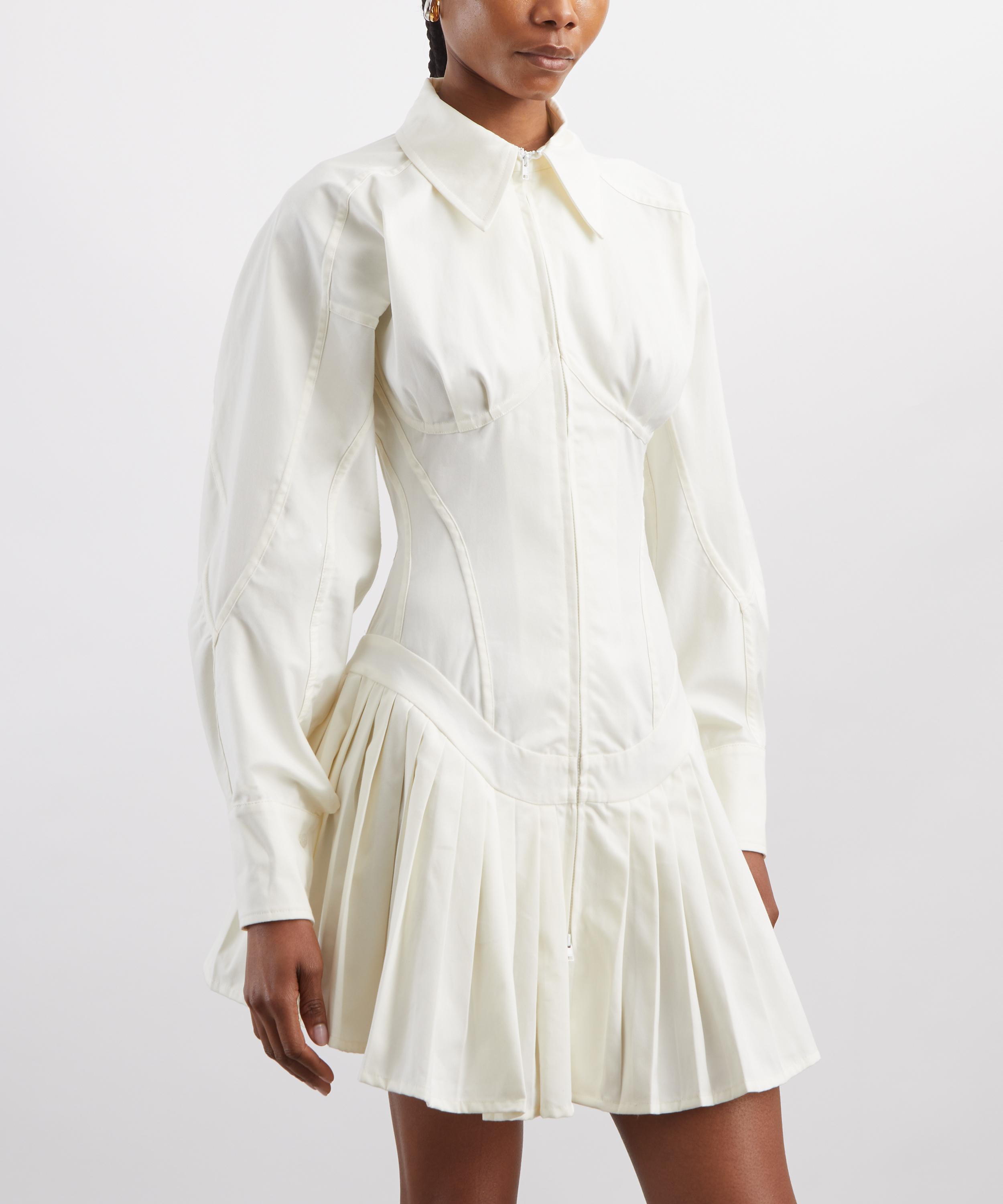 Tolu Coker - Panelled Contour Bustier Shirt Dress image number 2