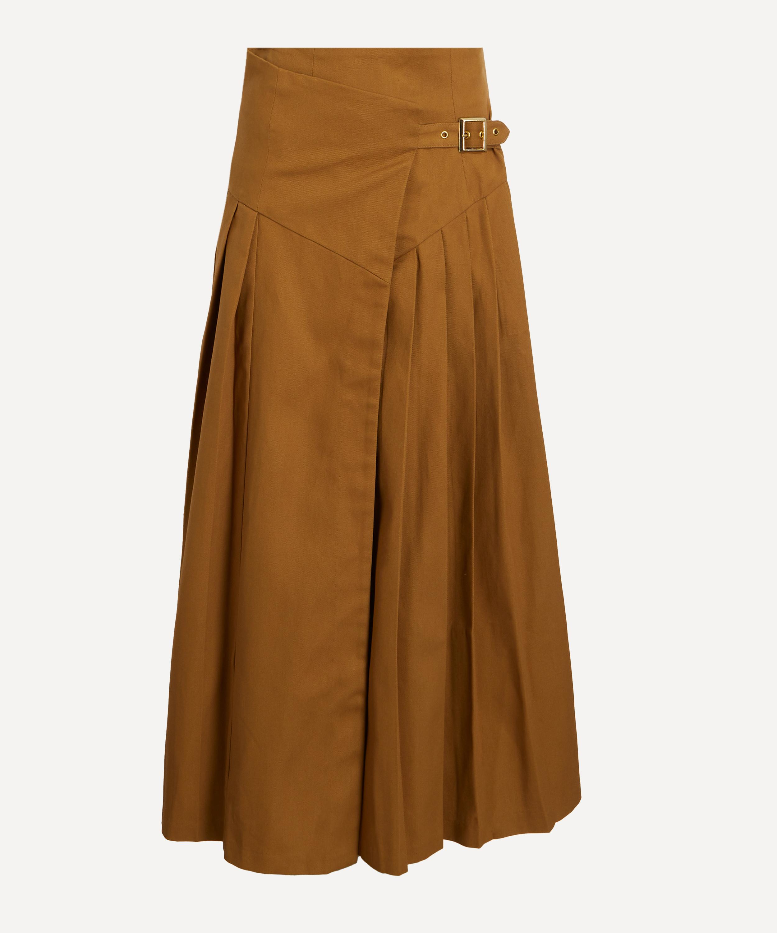 Tolu Coker - Kilt Midi Skirt