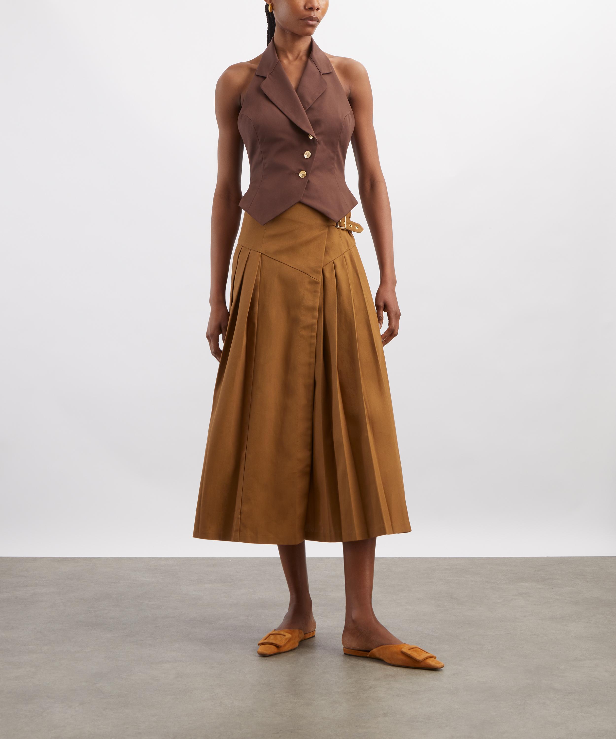 Tolu Coker - Kilt Midi Skirt image number 1