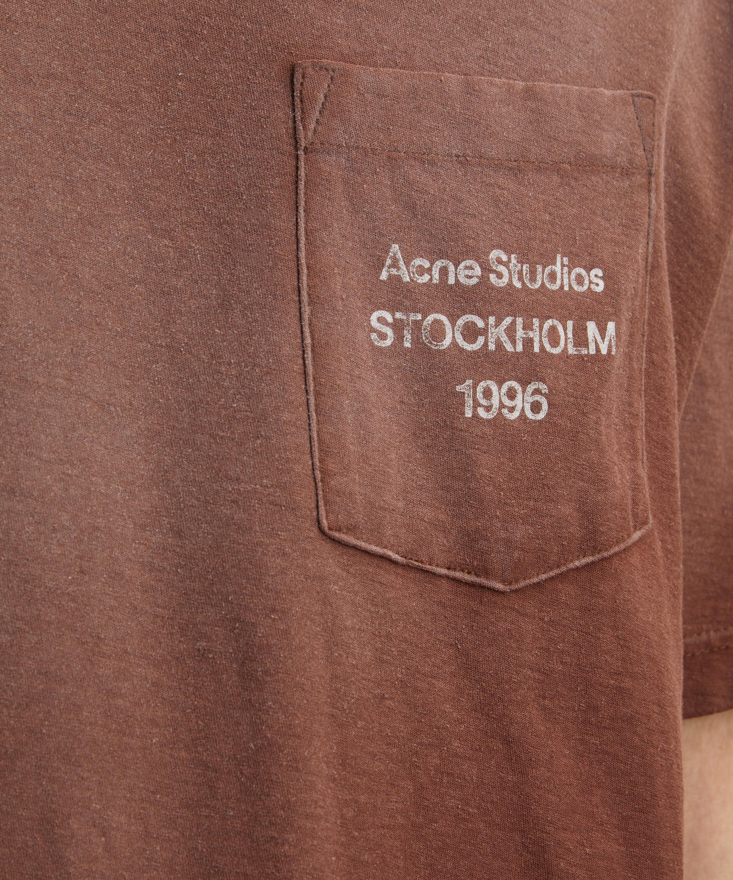 Acne Studios - Short-Sleeve 1996 Logo Pocket T-Shirt image number 4