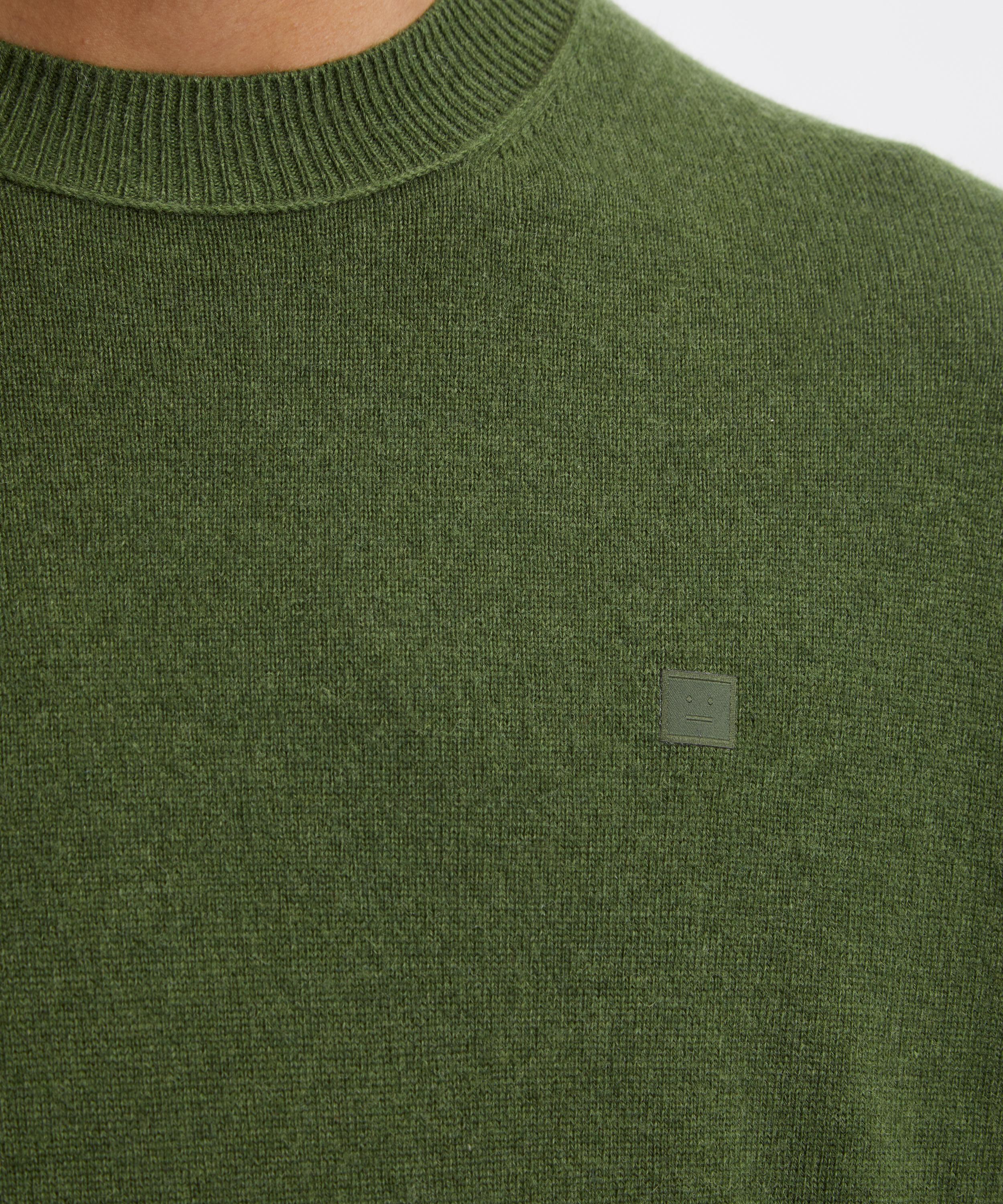 Acne Studios - Face Logo Wool-Yak Jumper image number 4