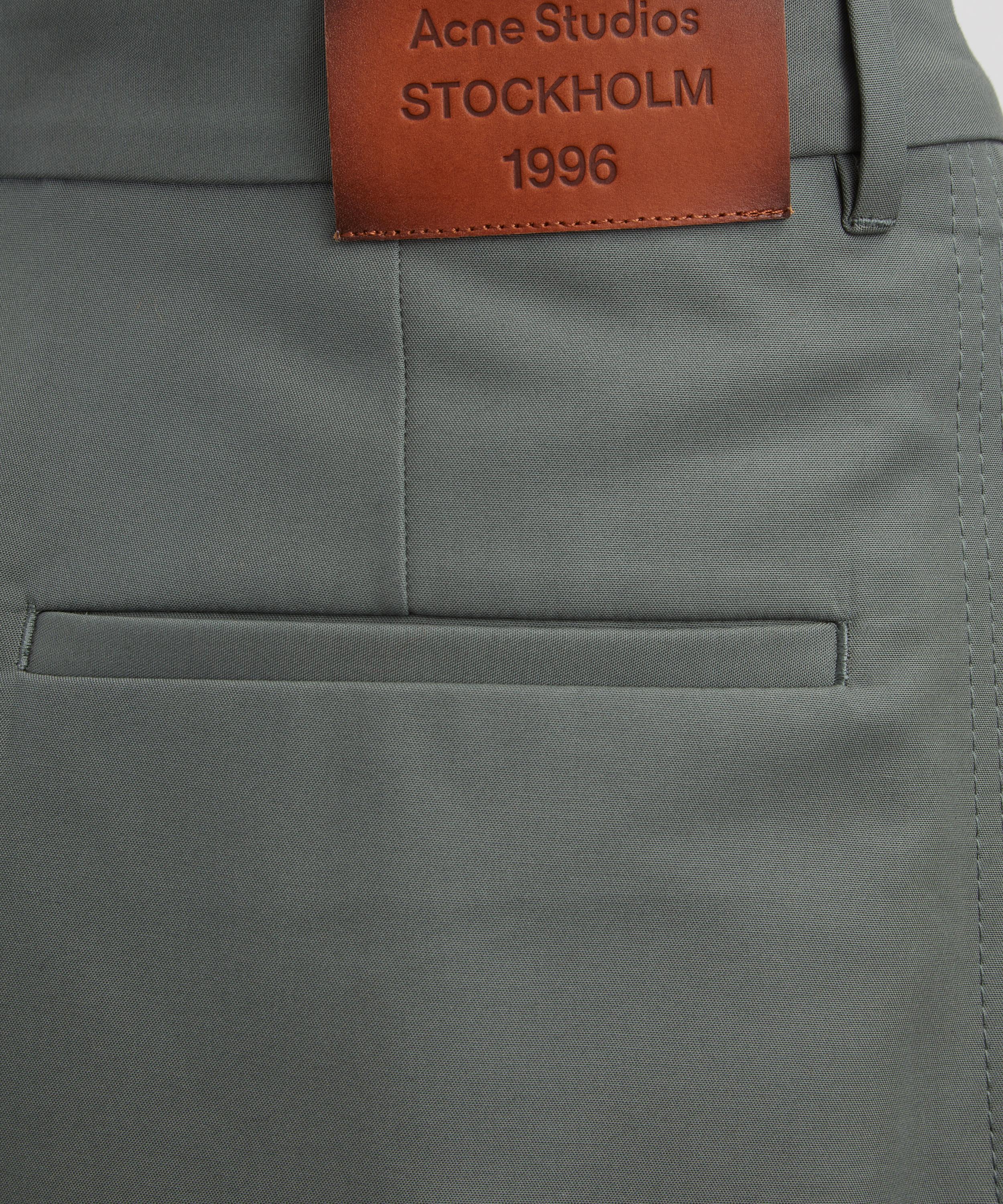 Acne Studios - Stone Grey Satin Trousers&nbsp; image number 4