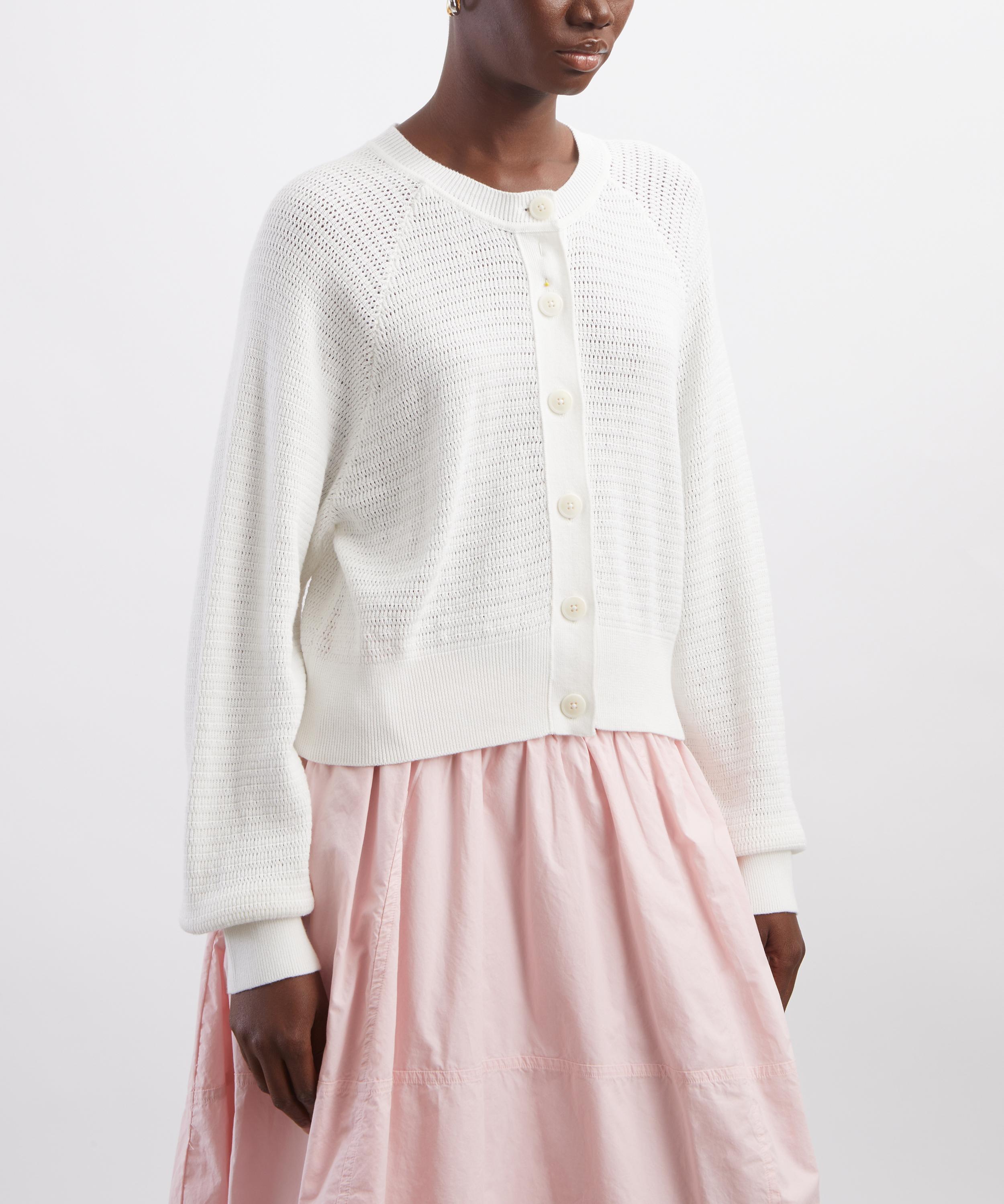 YMC - Off-White Foxtail Cardigan image number 2