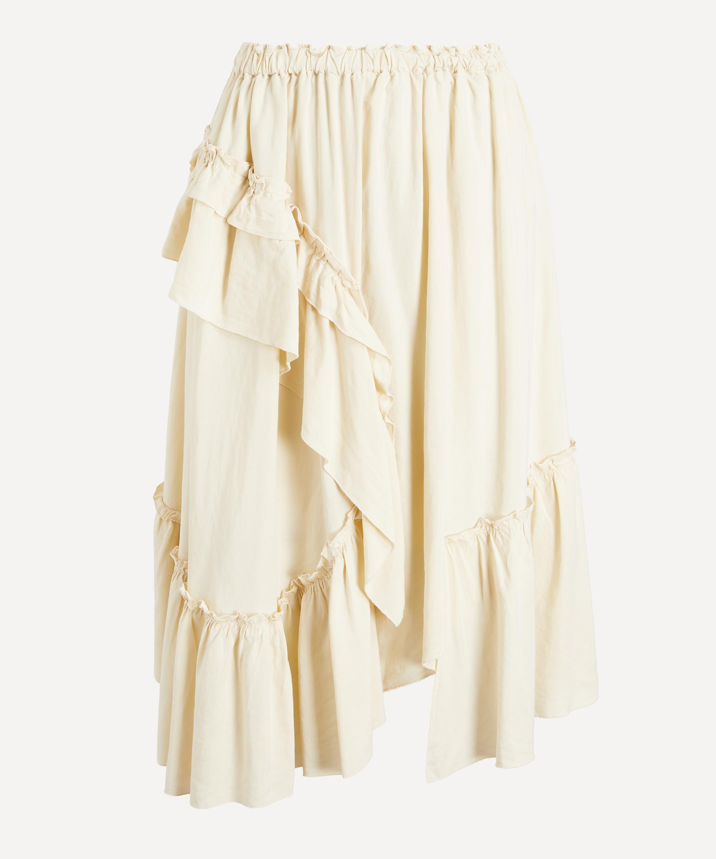 YMC - Yellow Draped Midi Skirt