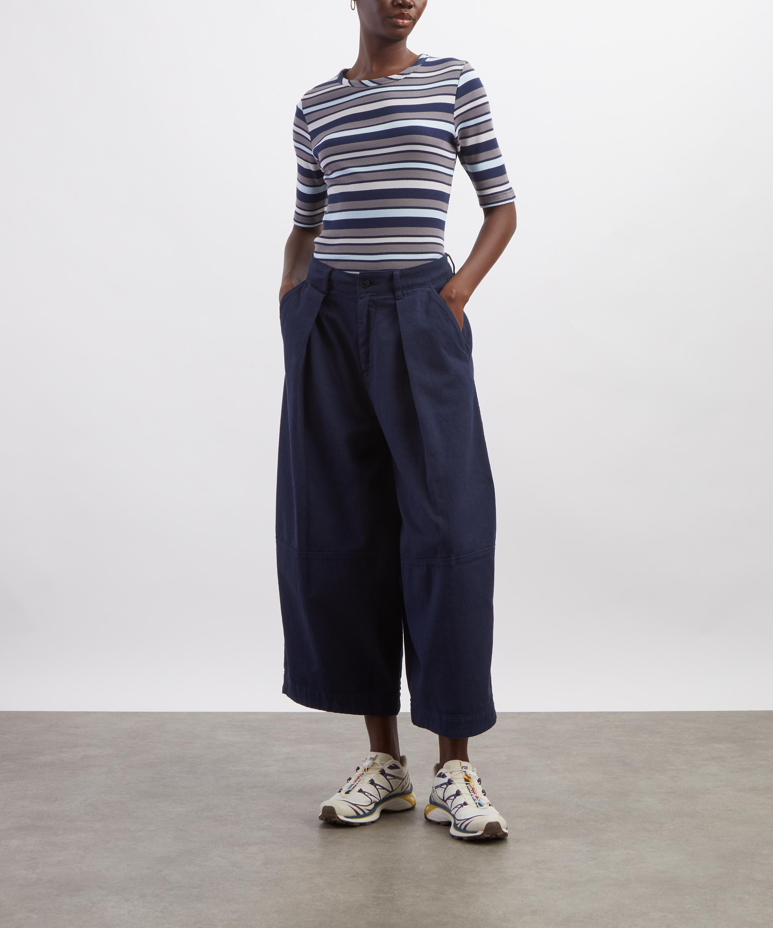 YMC - Charlotte Multi-Stripe Short-Sleeve T-Shirt image number 1