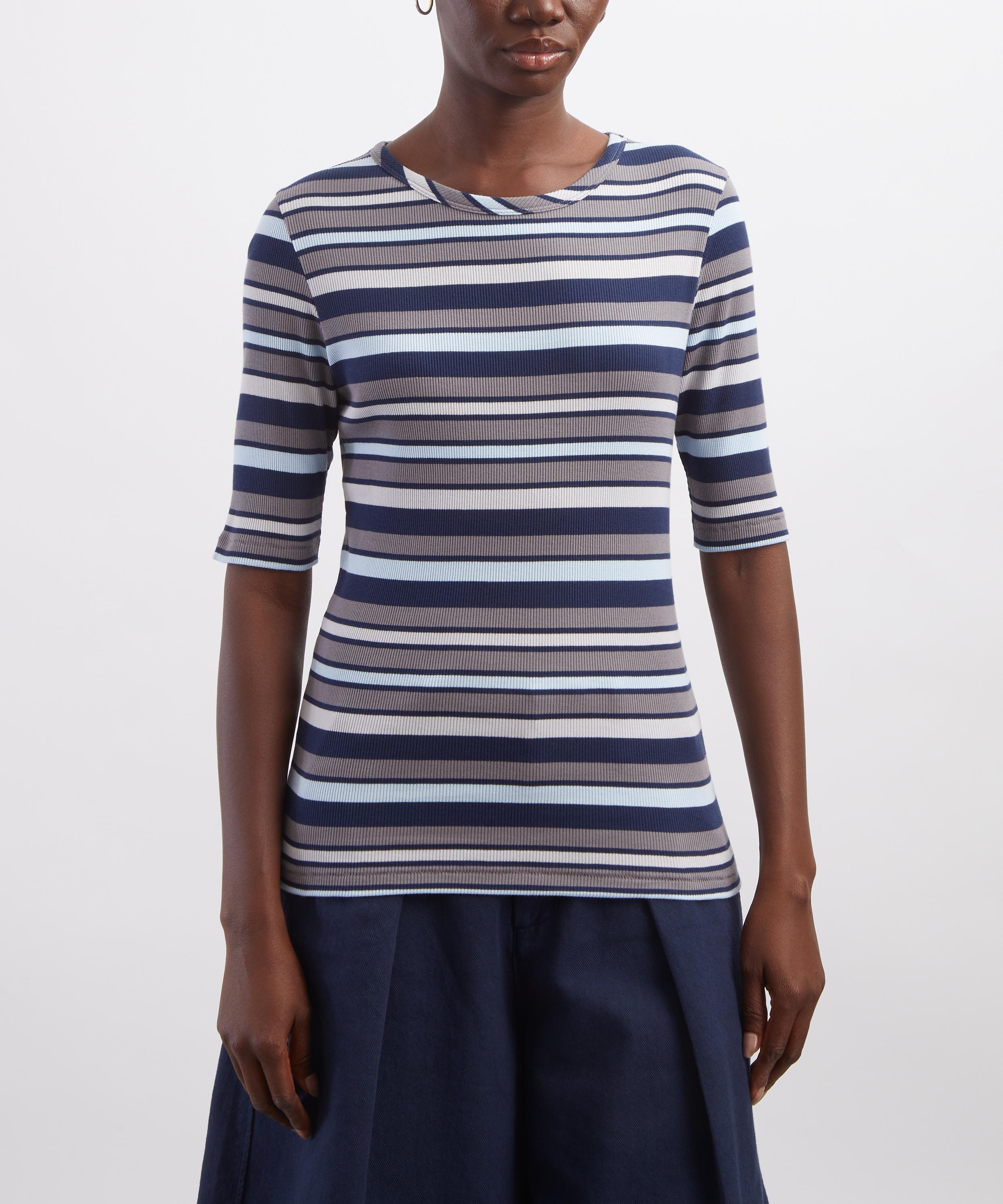 YMC - Charlotte Multi-Stripe Short-Sleeve T-Shirt image number 2