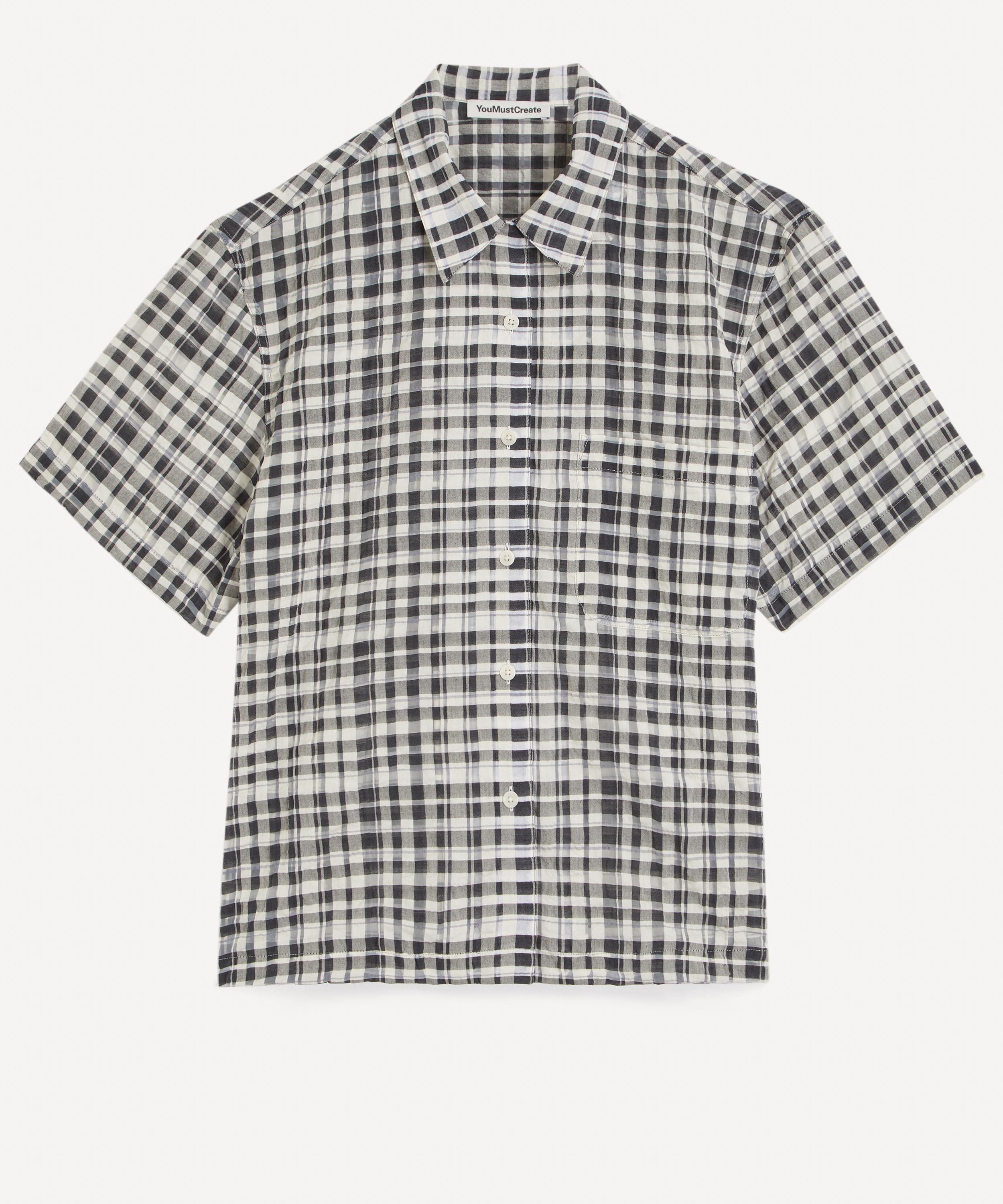 YMC - Vegas Charcoal Check Shirt