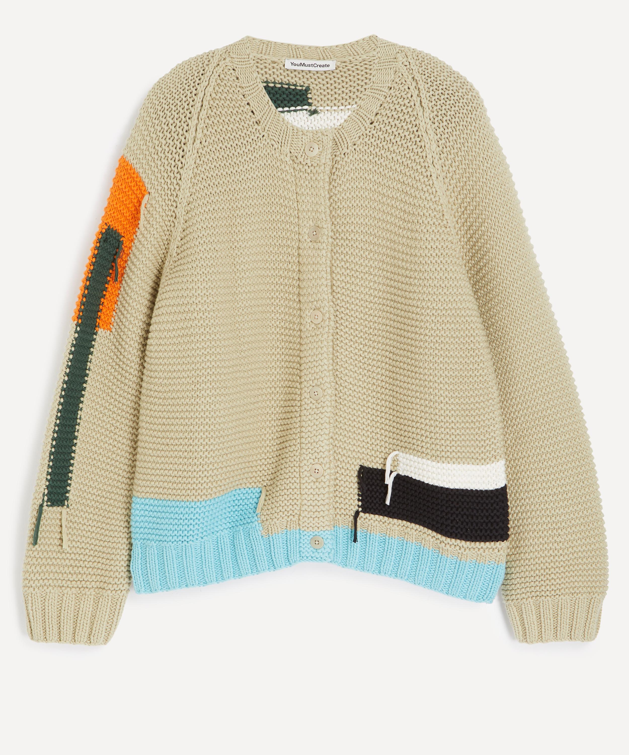 YMC - Atomic Beige Cotton Cardigan