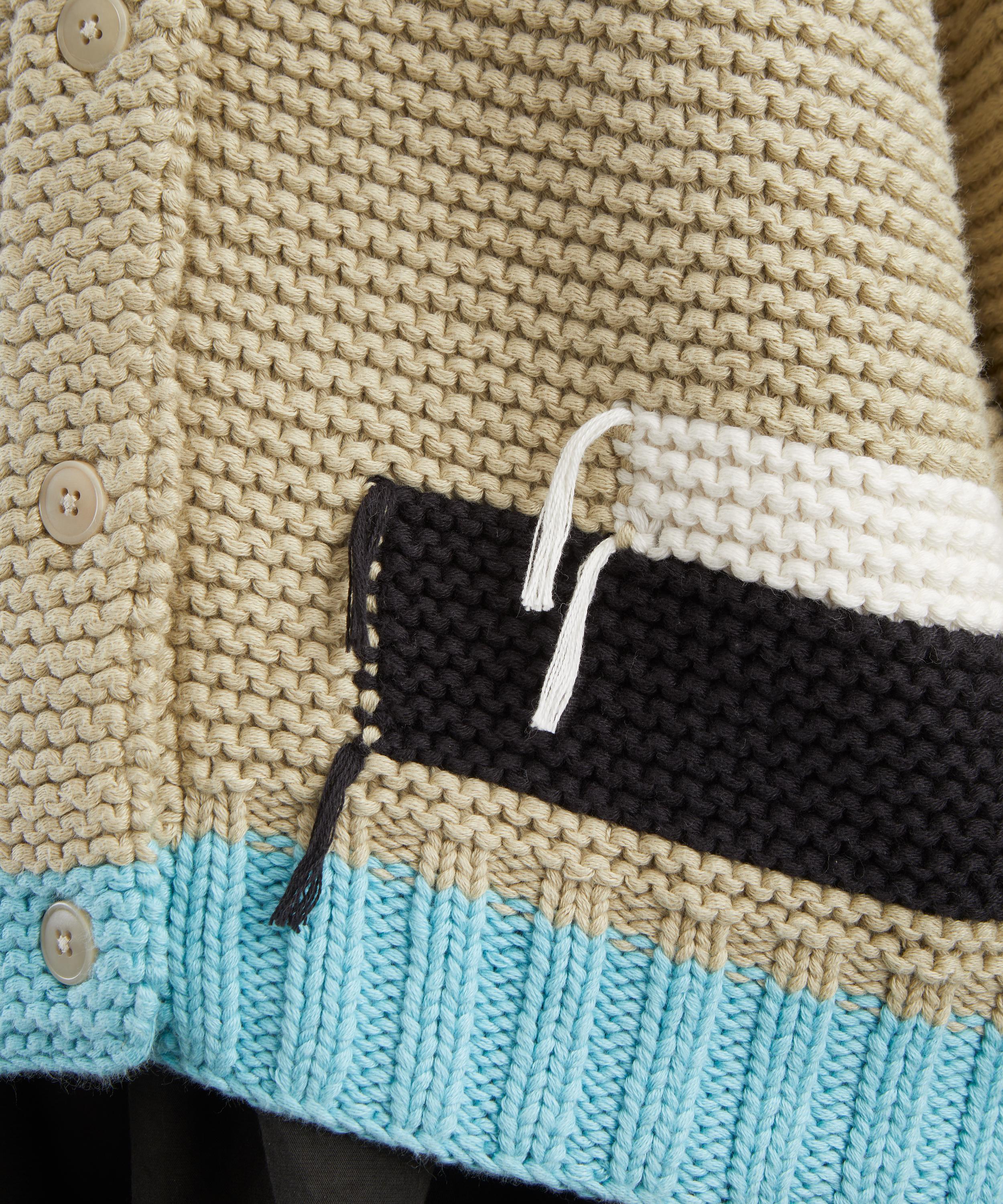 YMC - Atomic Beige Cotton Cardigan image number 4