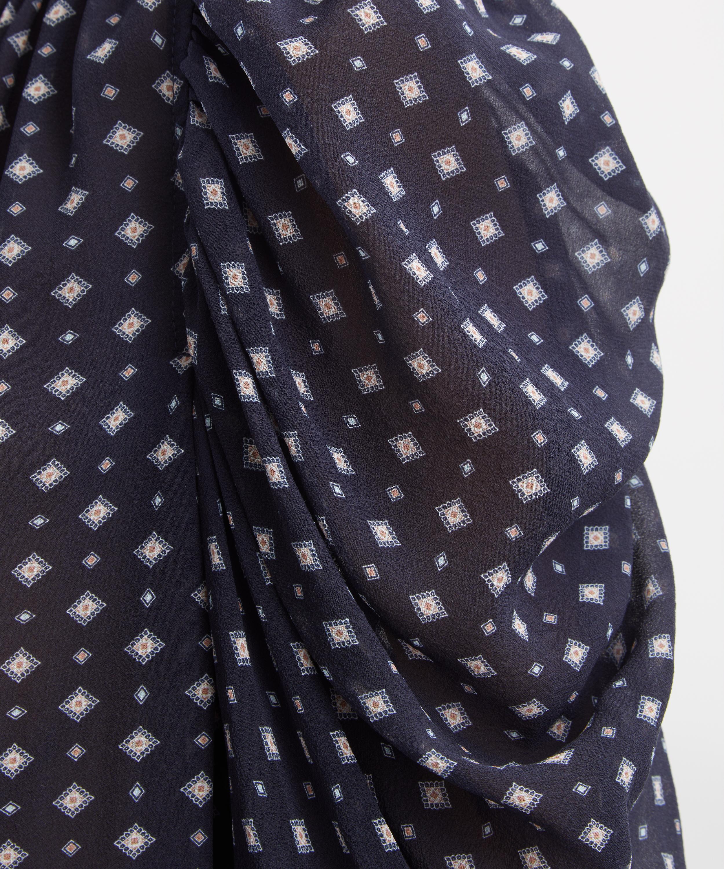 Frame - Gillian Tie Print Silk Shirt image number 4