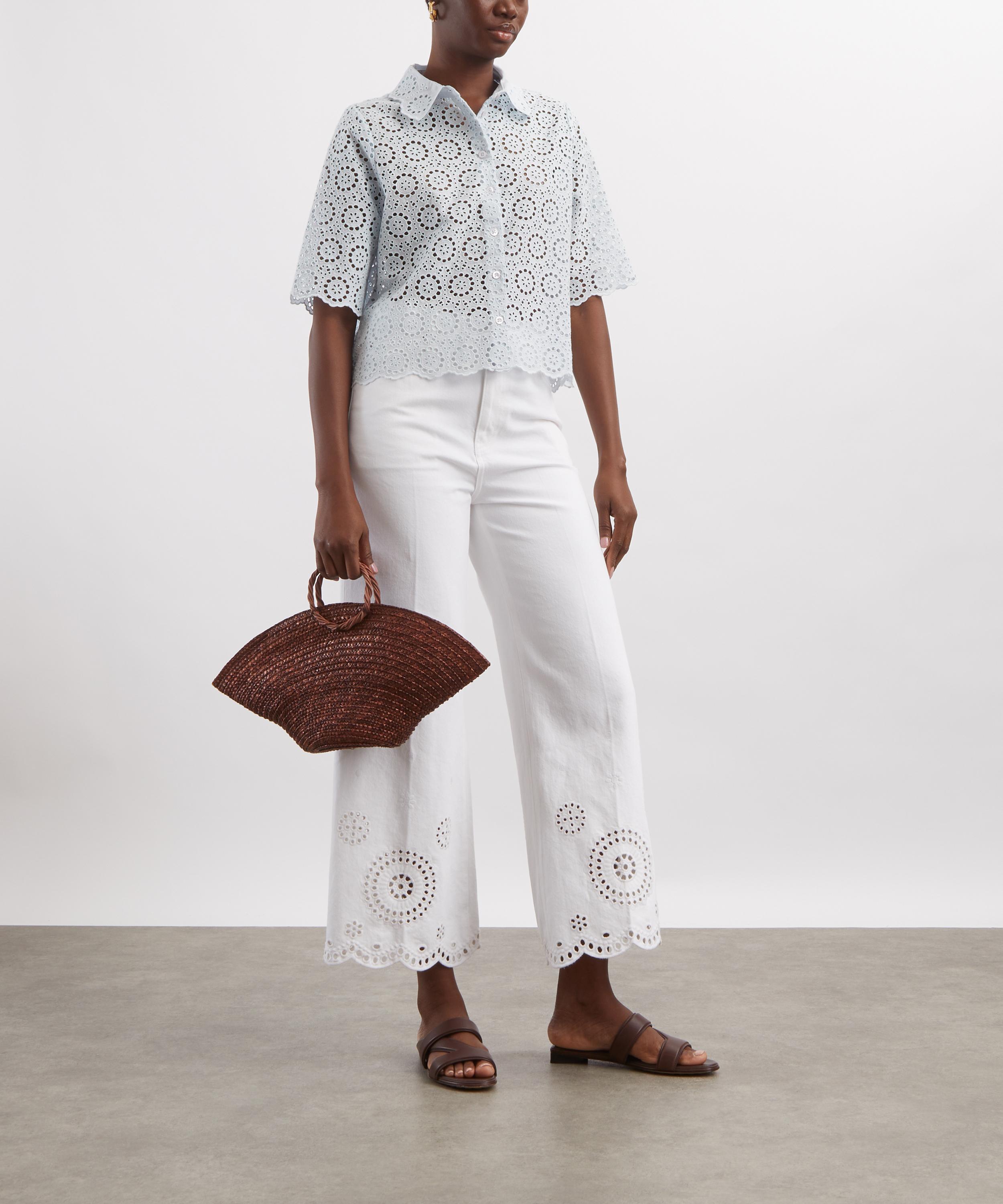 Frame - Deco Eyelet Top image number 1