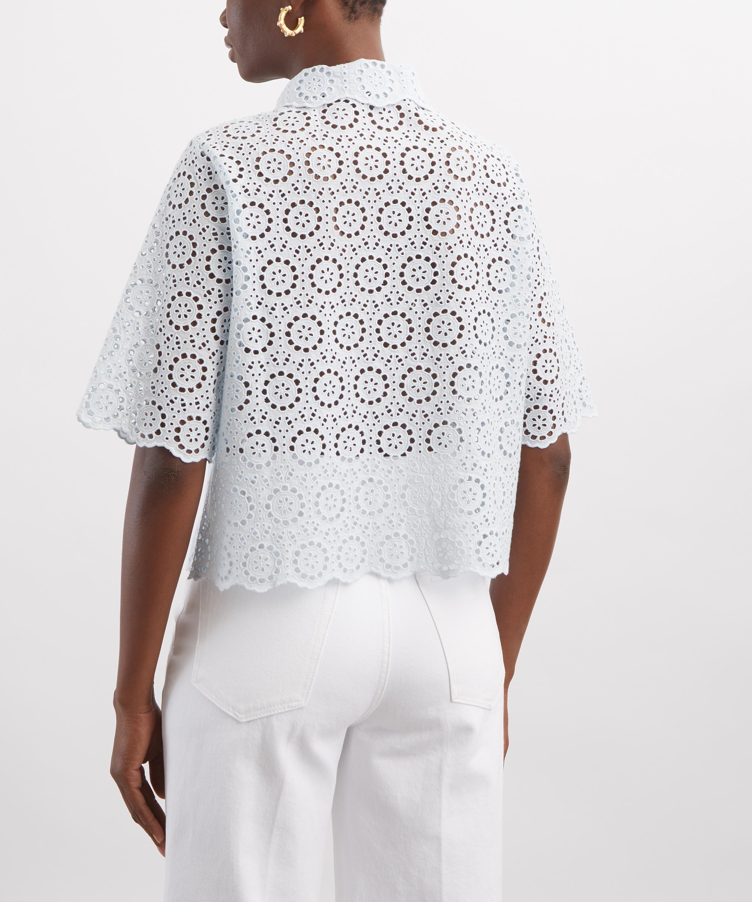 Frame - Deco Eyelet Top image number 3