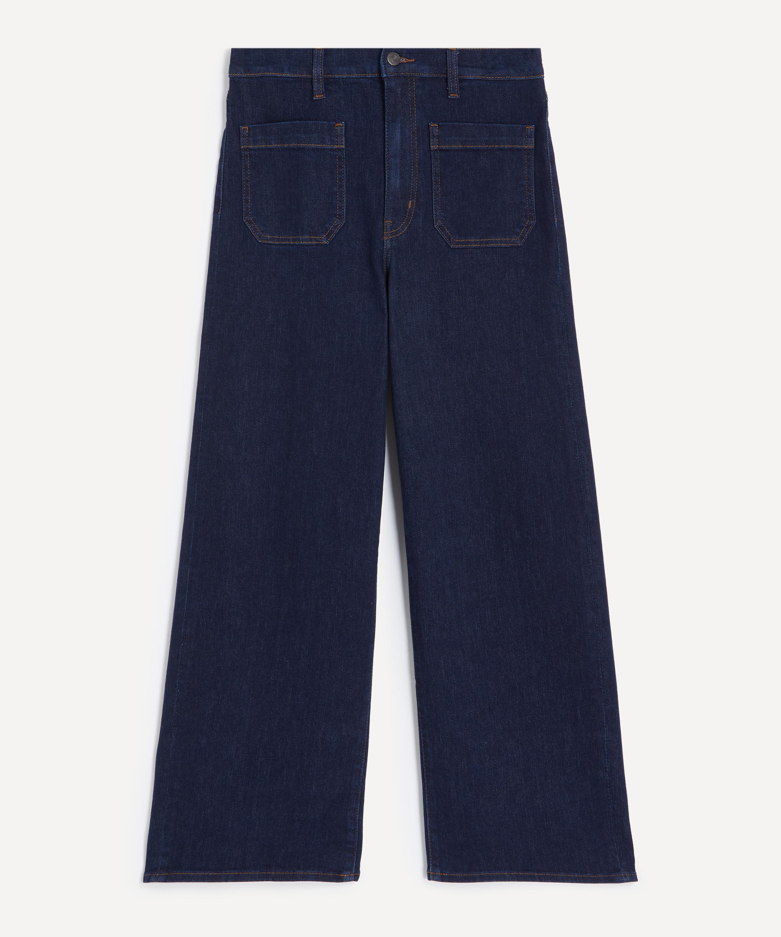 Frame - Anchor High-Waisted Wide Jeans in Cicero