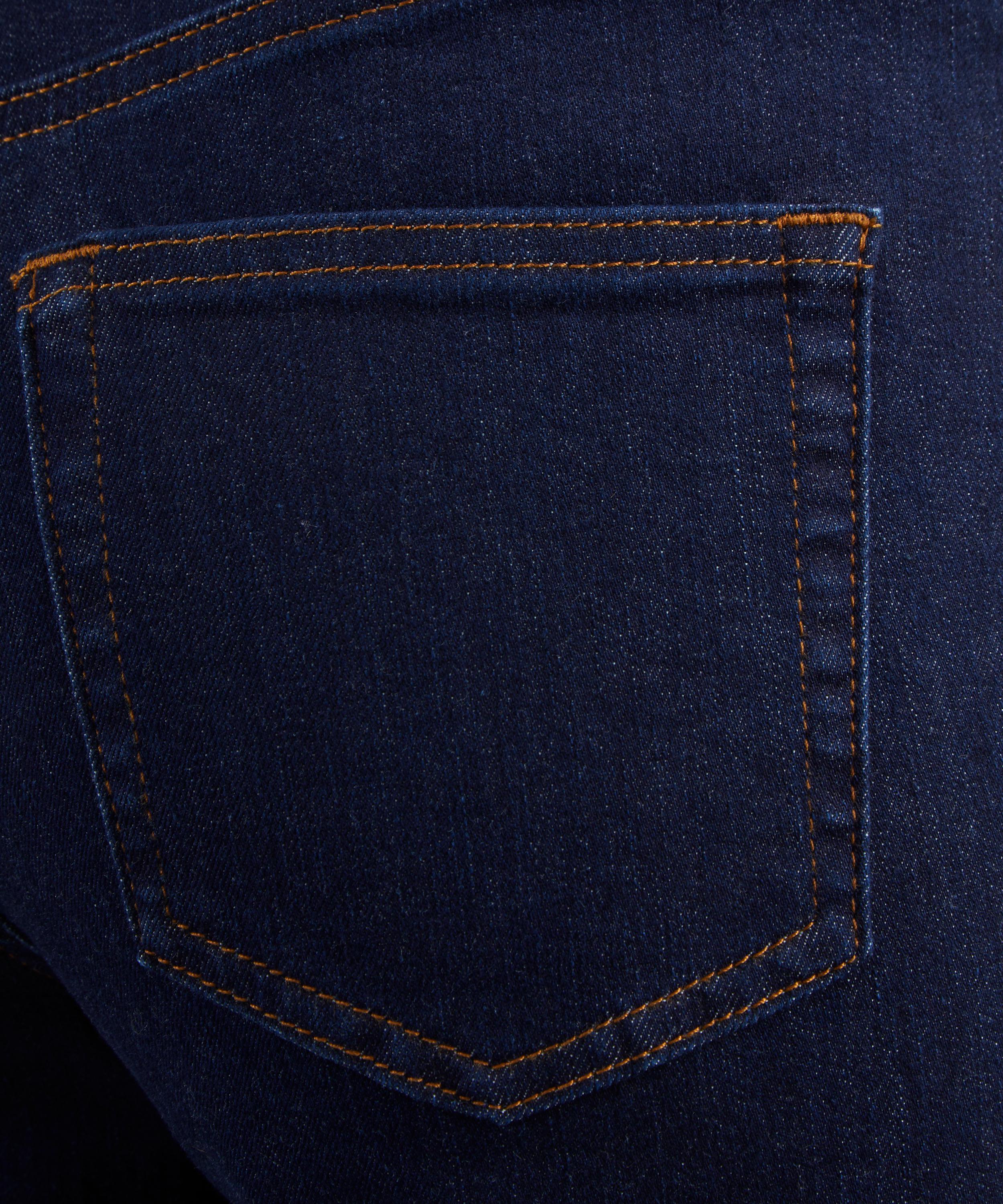 Frame - Anchor High-Waisted Wide Jeans in Cicero image number 4