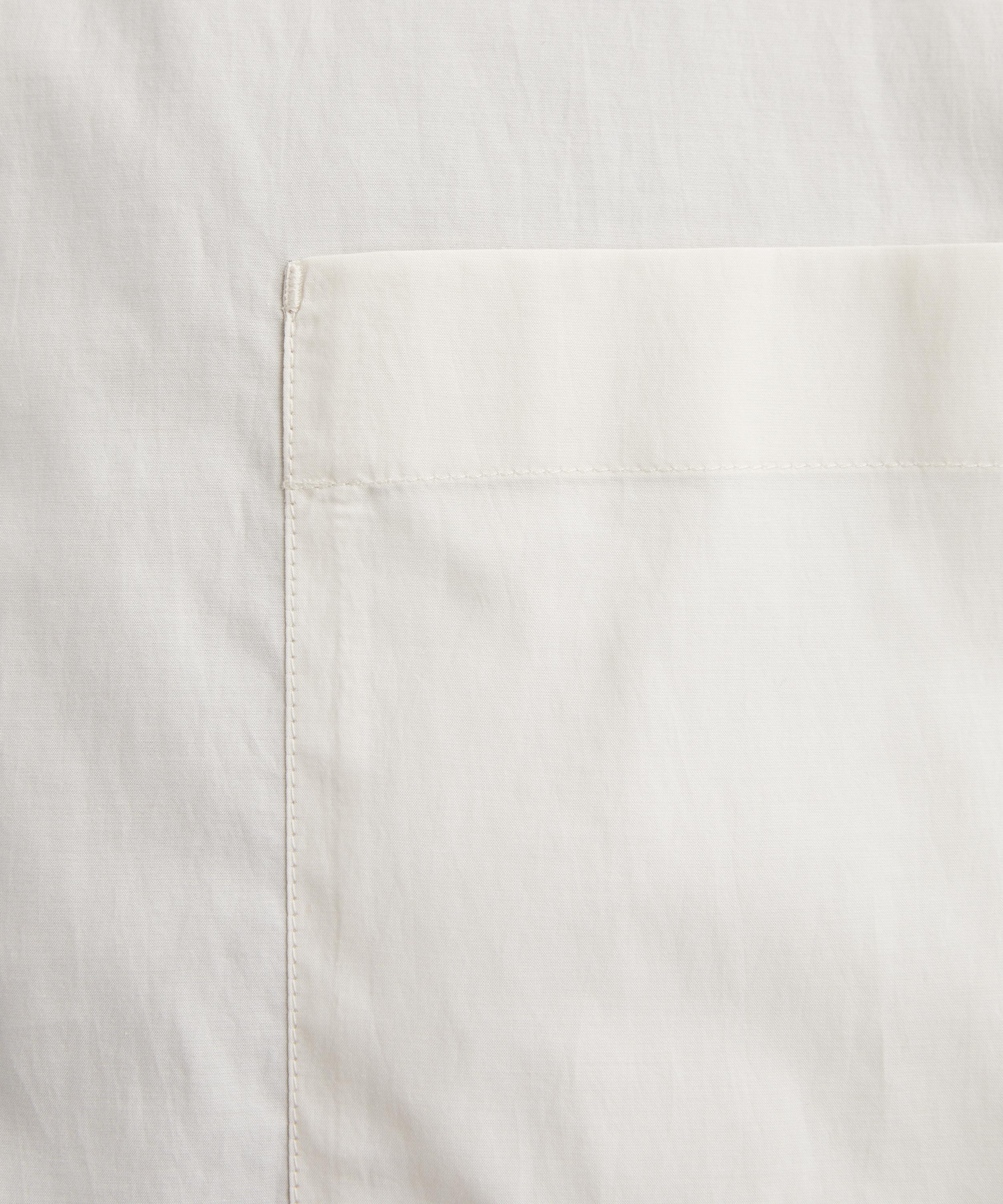 Lemaire - Light Cream Regular Washed Cotton-Silk Shirt image number 4