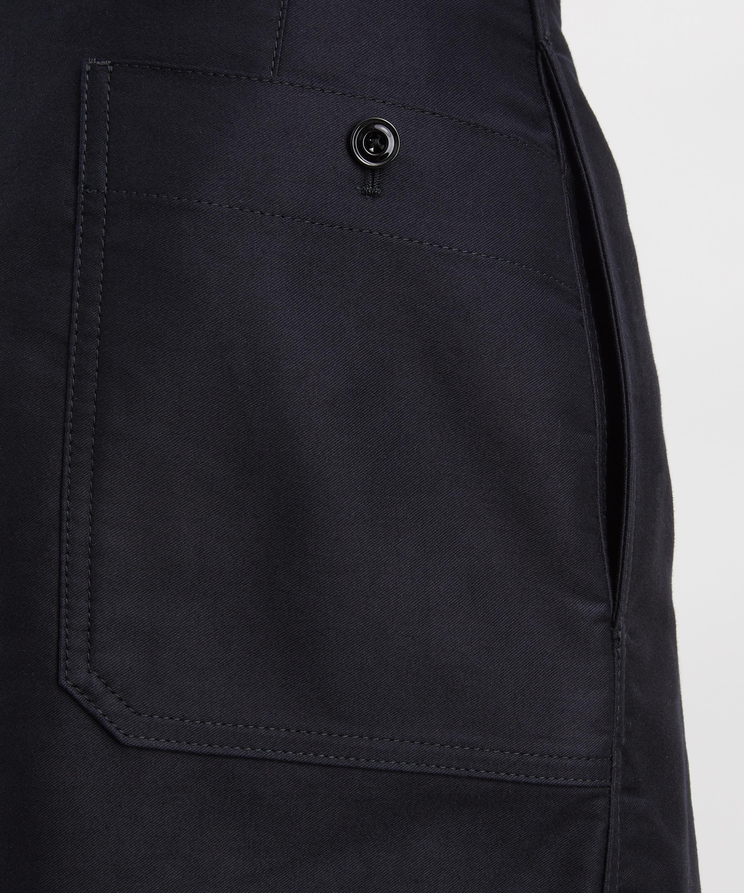 Lemaire - Wide Workwear Cotton-Satin Trousers image number 4