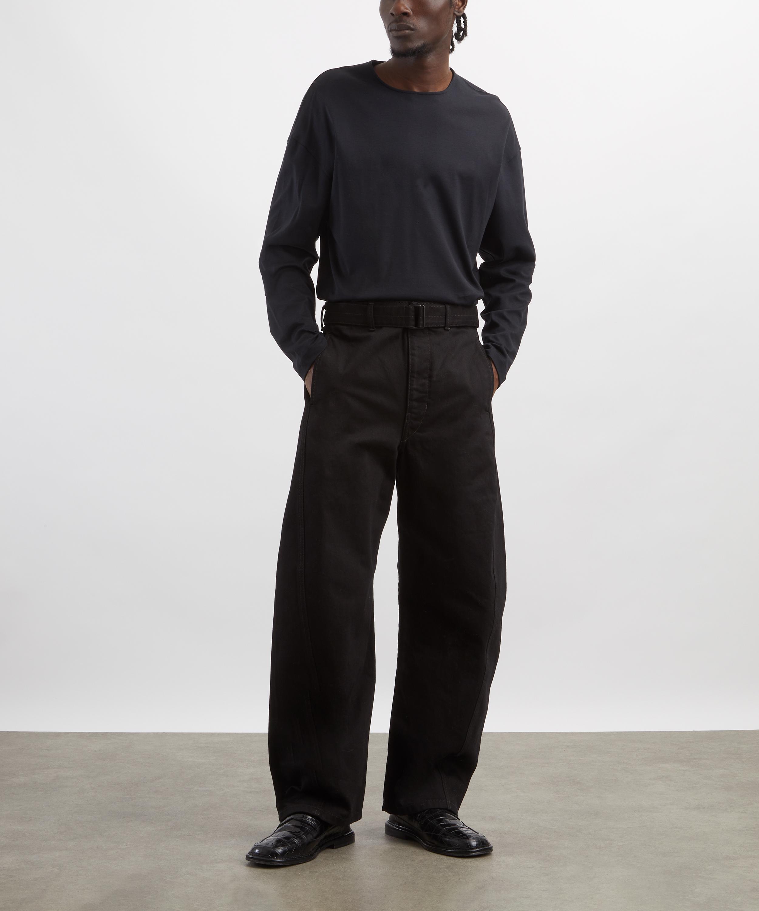 Lemaire - Long-Sleeve Cotton-Silk T-Shirt image number 1