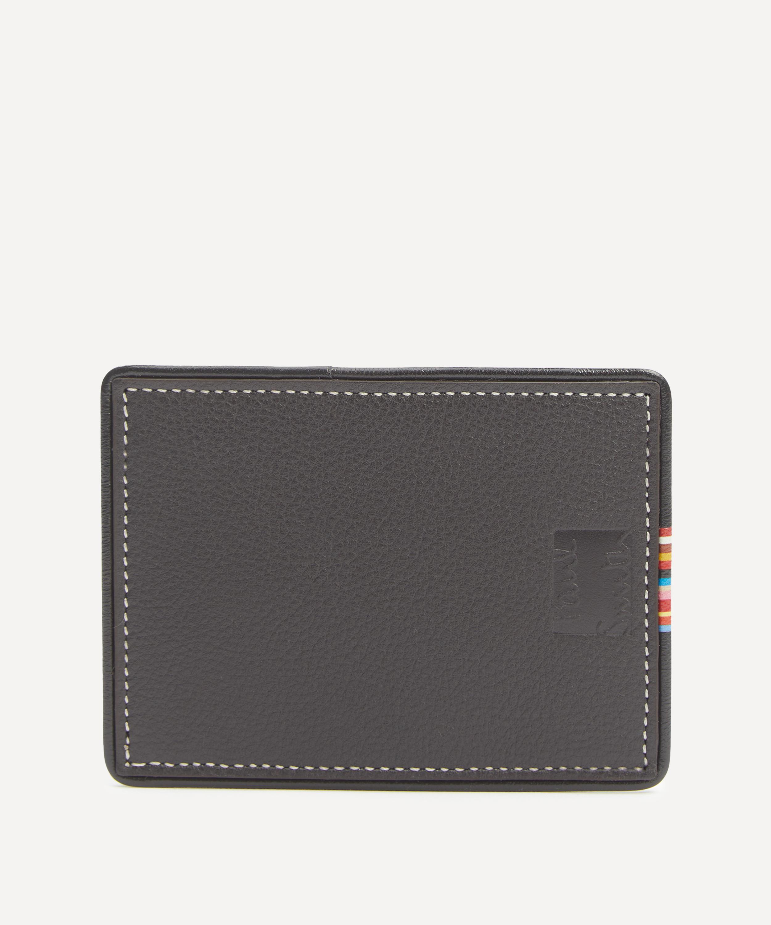 Paul Smith - Stripe Leather Card Holder image number 2