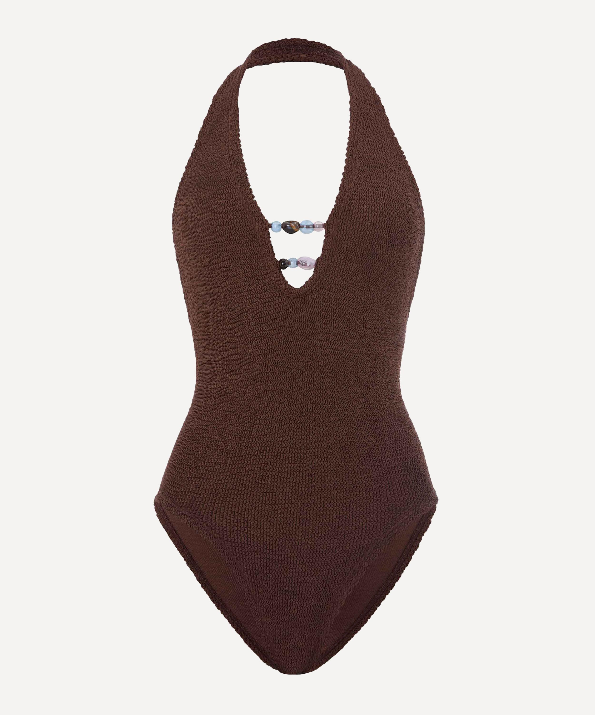 Hunza G - Adriana Beaded Swimsuit