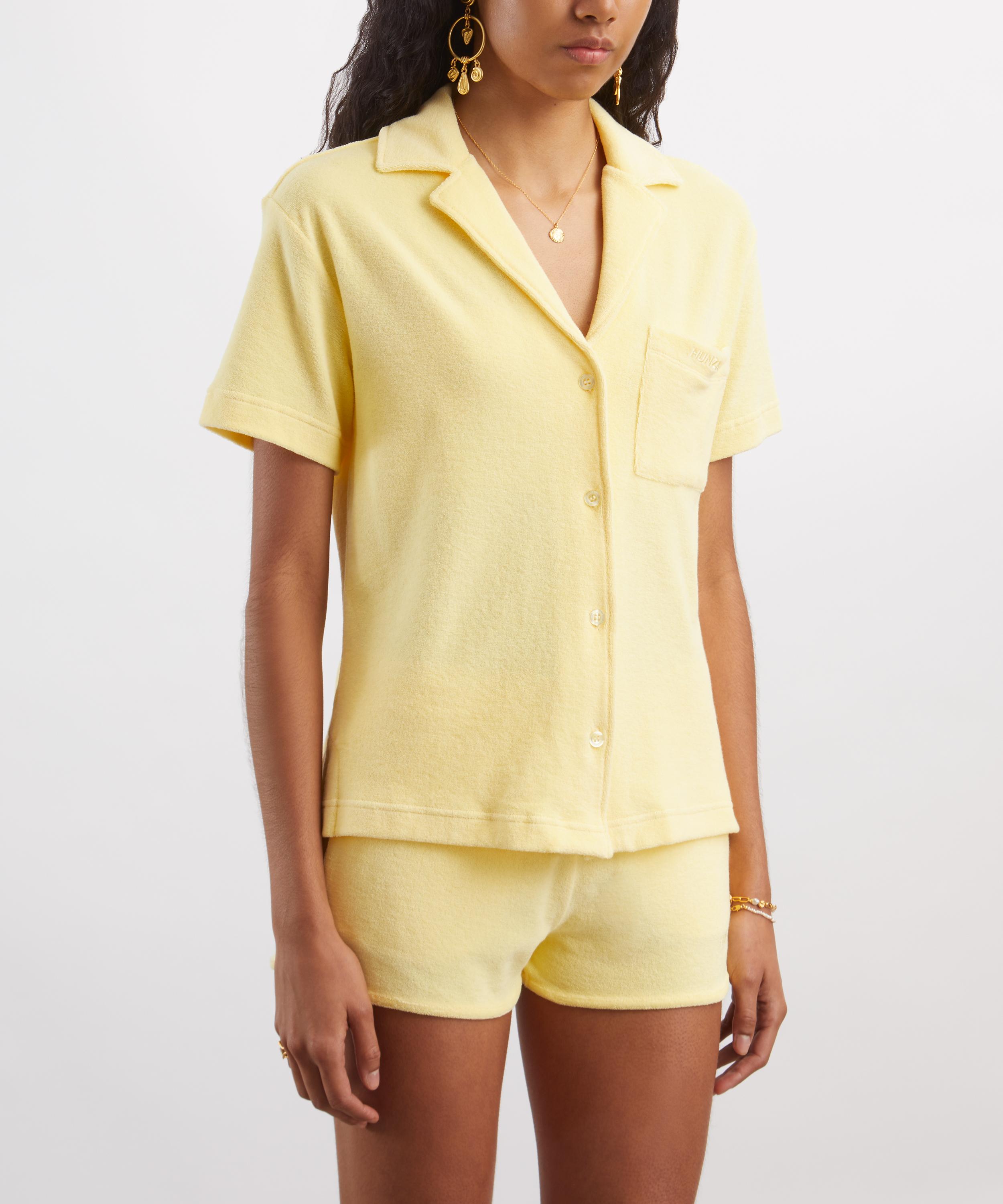 Hunza G - Terry Towelling Cuban Shirt image number 2