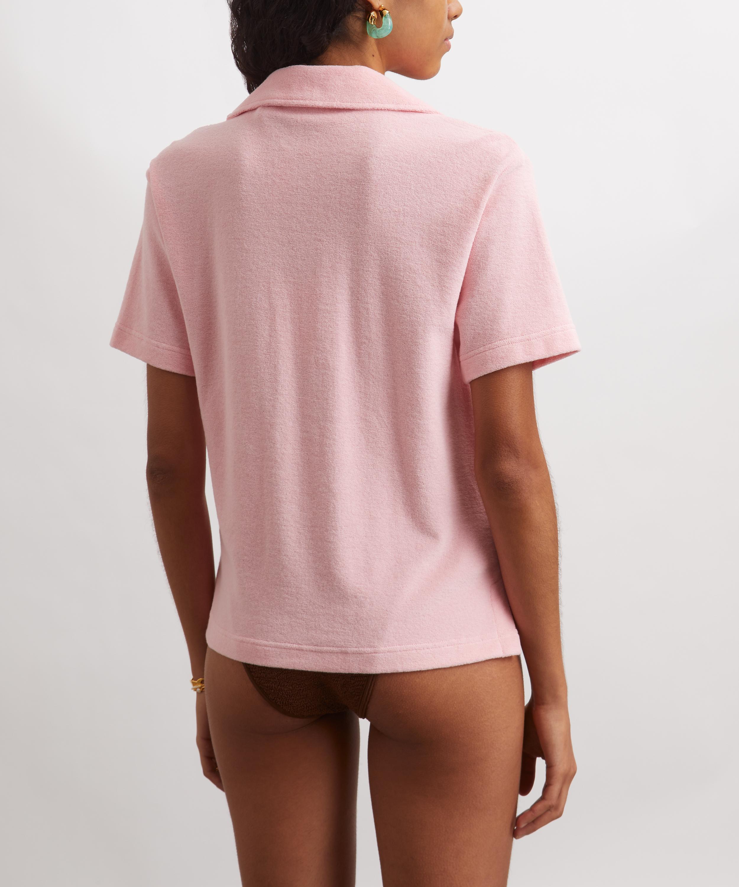 Hunza G - Terry Towelling Cuban Shirt image number 3