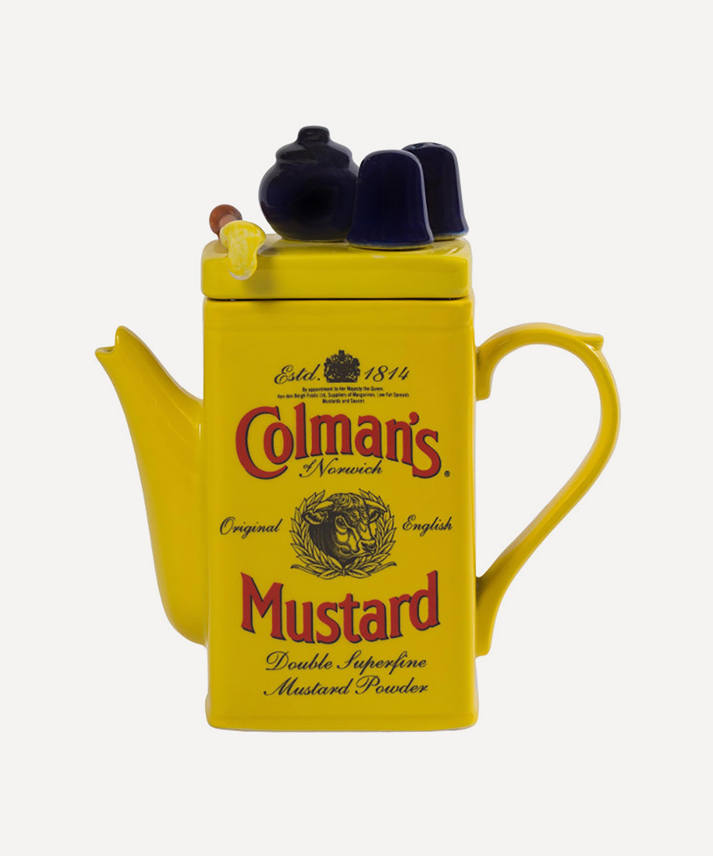 Ceramic Inspirations - Colman&rsquo;s Mustard Tin Medium Ceramic Teapot