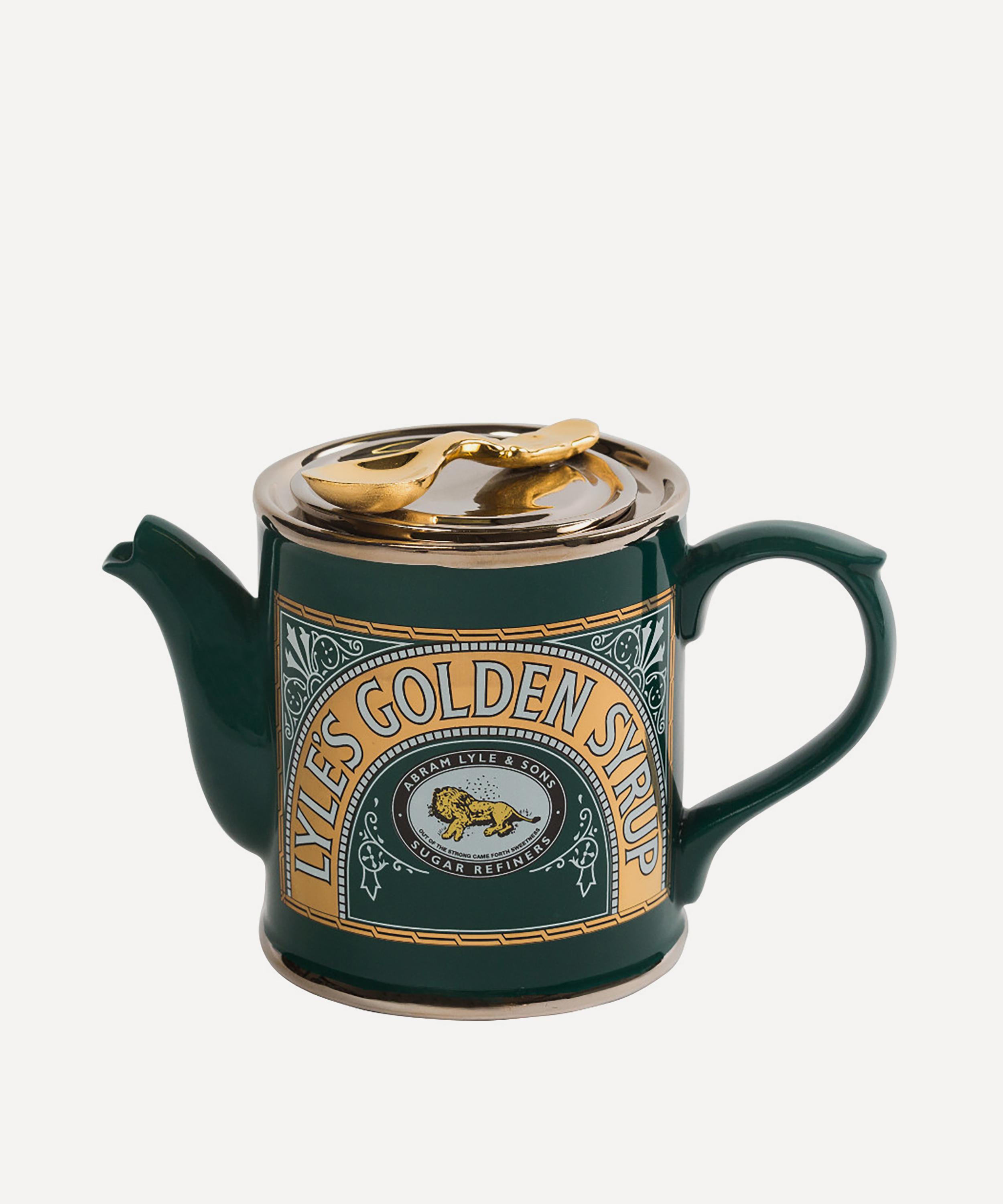 Ceramic Inspirations - Lyle&rsquo;s Golden Syrup Tin Medium Ceramic Teapot