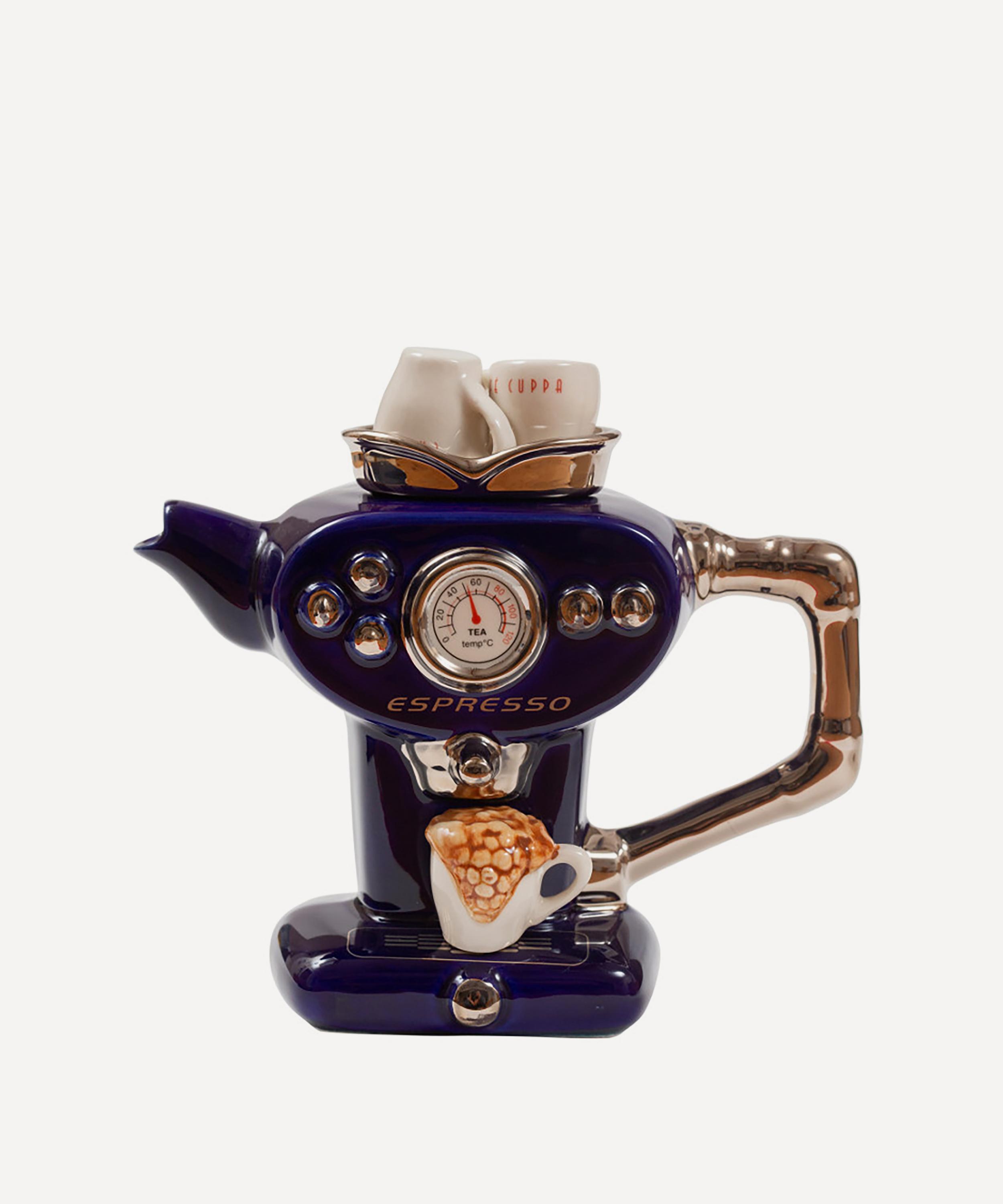 Ceramic Inspirations - Espresso Machine Ceramic One-Cup Teapot