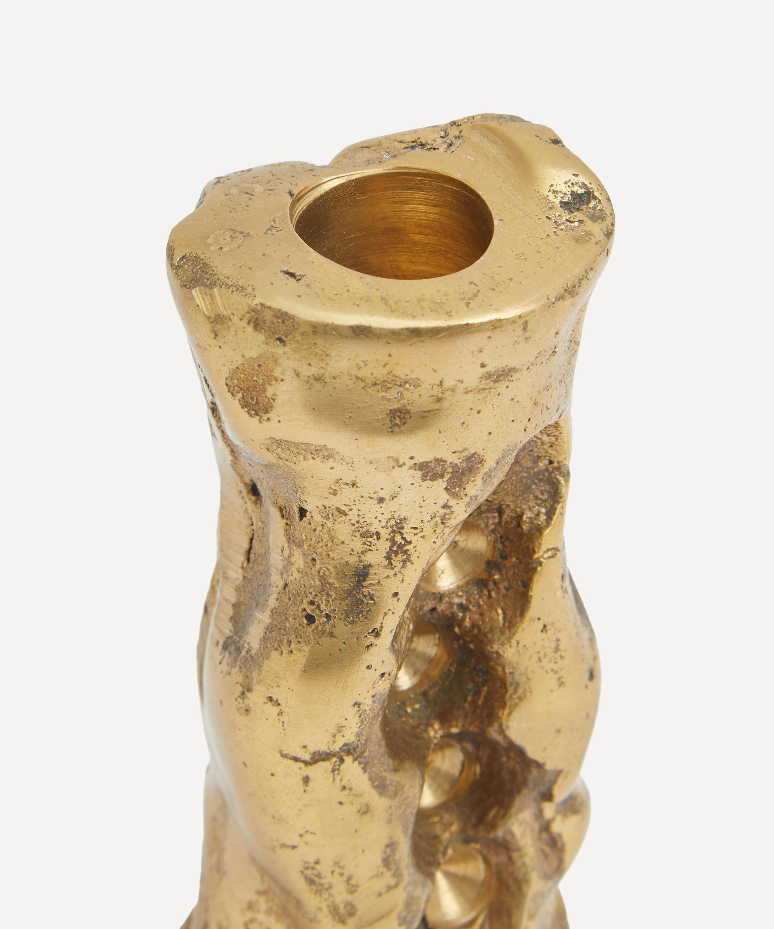 Moro - Finger Print Brass Small Candleholder image number 3