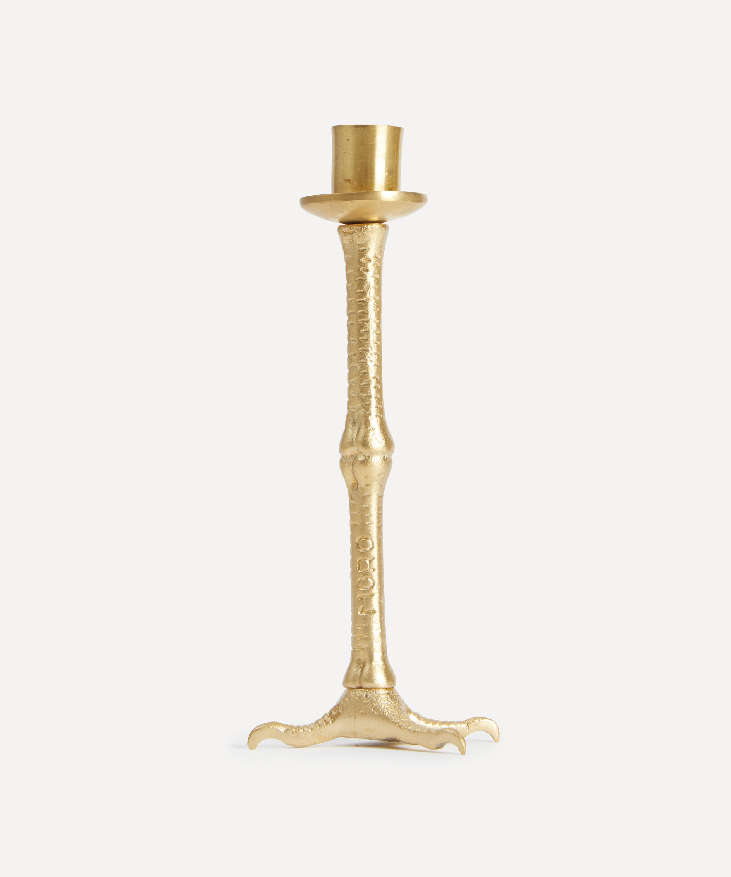 Moro - Eagle Brass Medium Candleholder image number 1